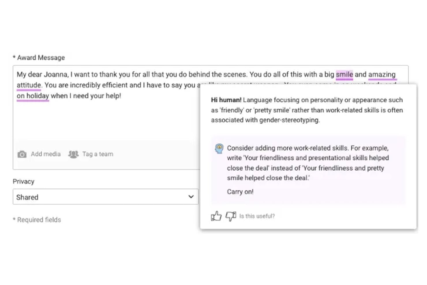 screenshot - Workhuman Review: Pros, Cons, Features & Pricing