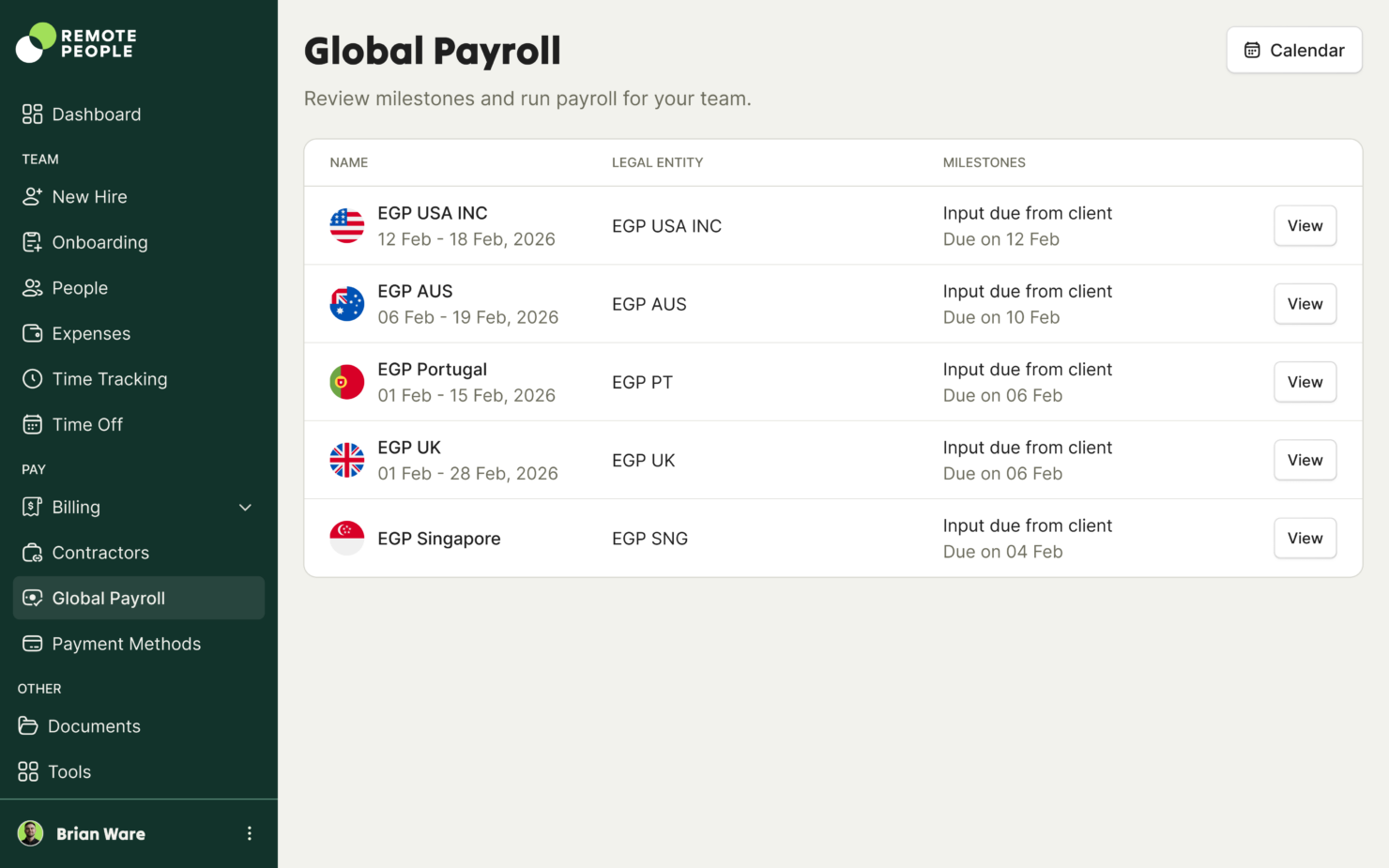 screenshot - Remote People Review: Pros, Cons, Features, and Pricing