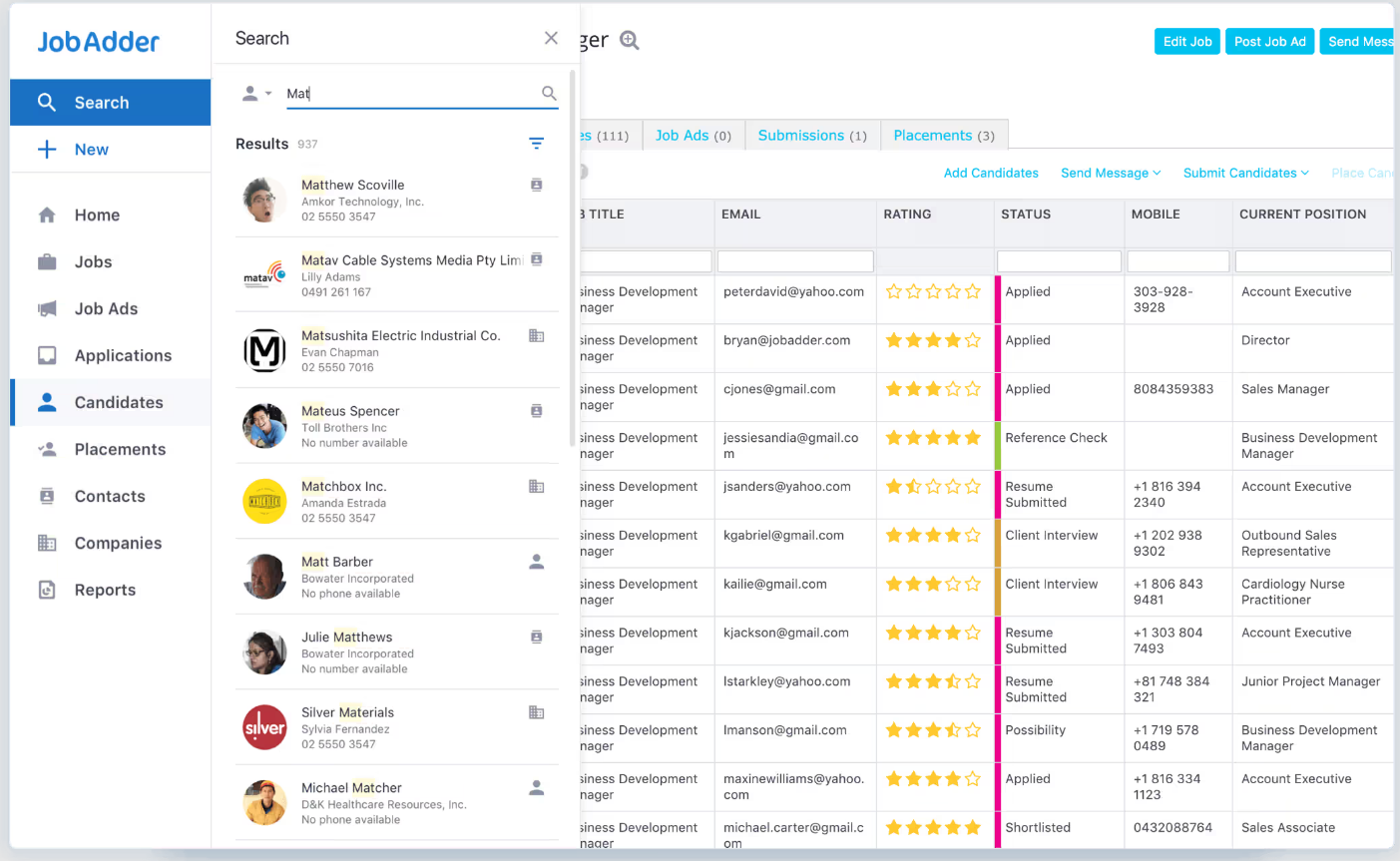screenshot - JobAdder Review: Pros, Cons, Features, and Pricing Explained