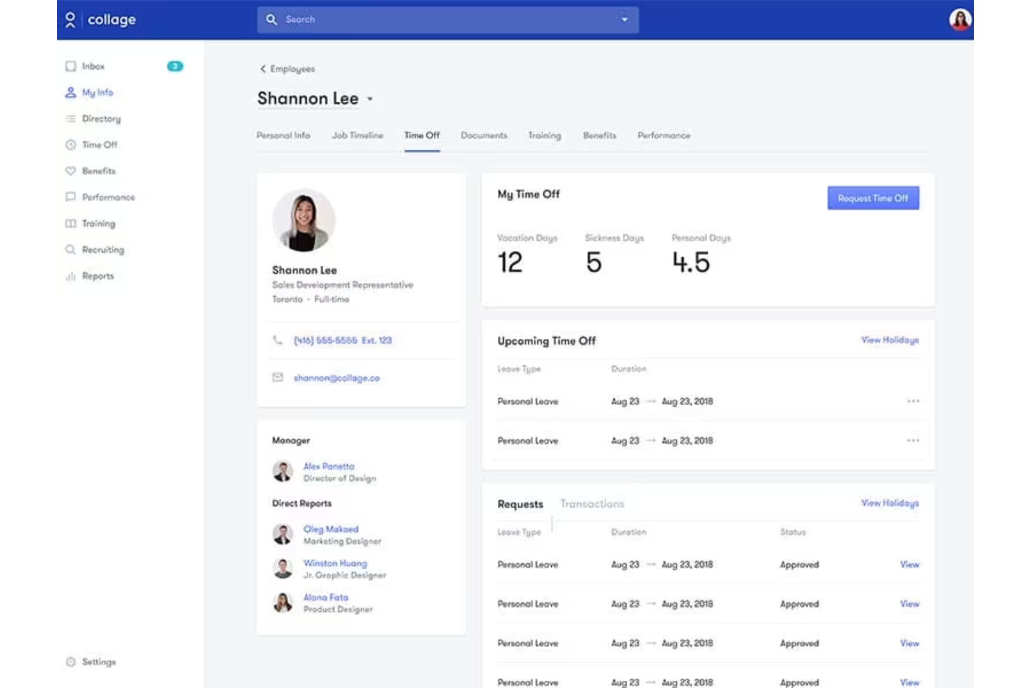screenshot - Collage HR Review: Pros, Cons, Features, and Pricing Explained