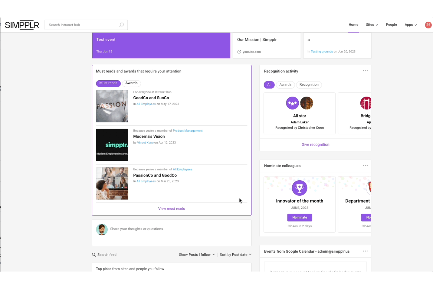 screenshot - Simpplr Review: Pros, Cons, Features, and Pricing Explained