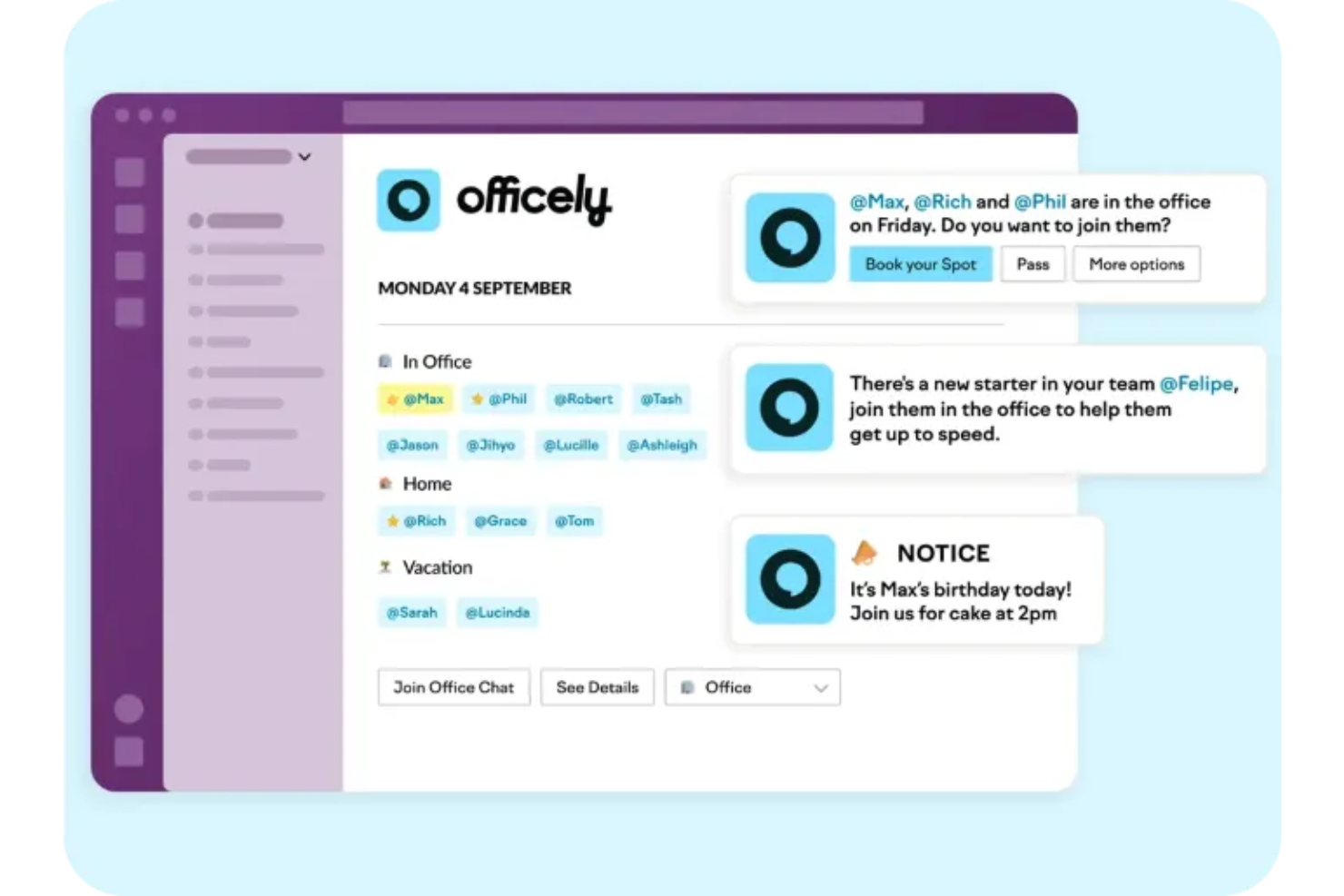 screenshot - Officely Review: Pros, Cons, Features, and Pricing Explained