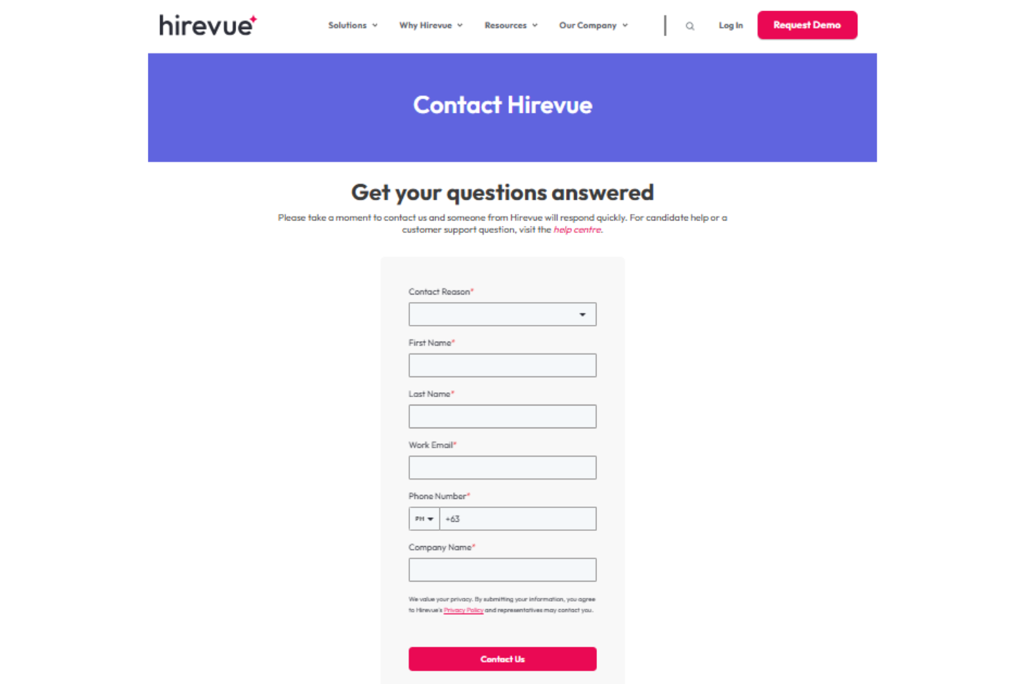 screenshot - Hirevue Review: Pros, Cons, Features, and Pricing Explained