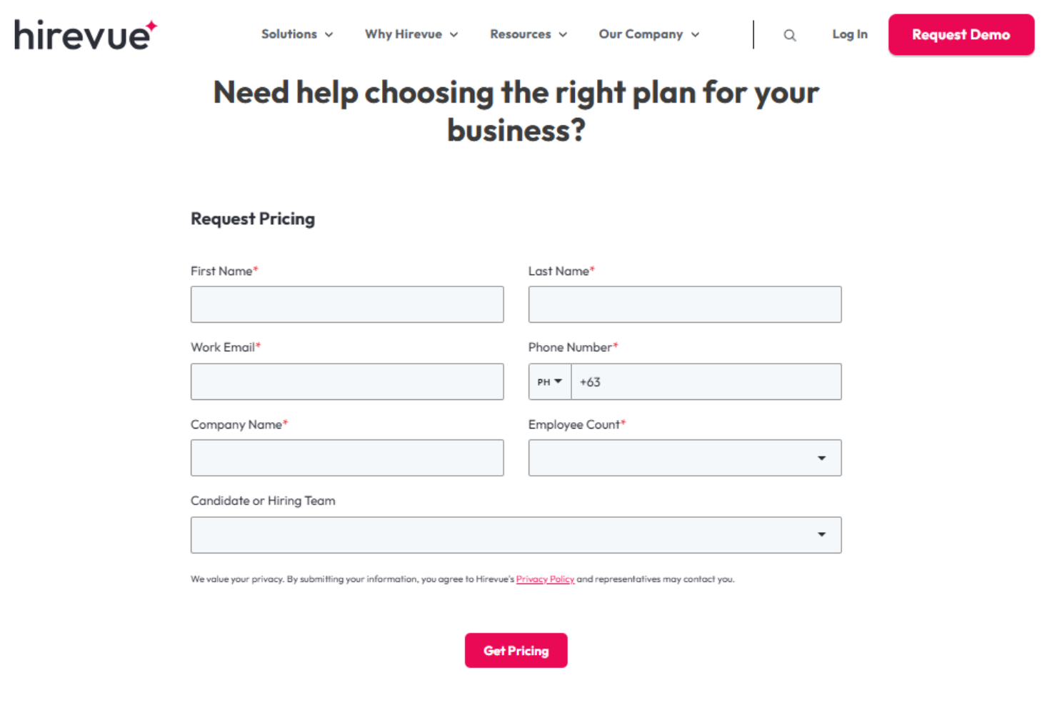 screenshot - Hirevue Review: Pros, Cons, Features, and Pricing Explained