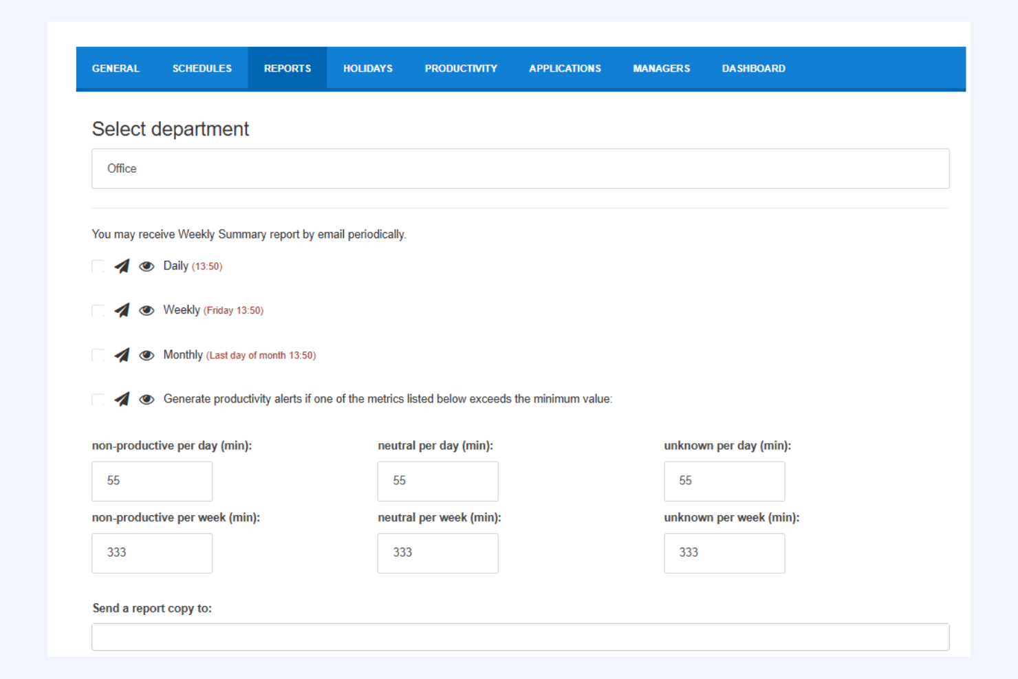 StaffCounter screenshot - 10 Meilleurs Logiciels de Surveillance des Employés Open Source en 2026