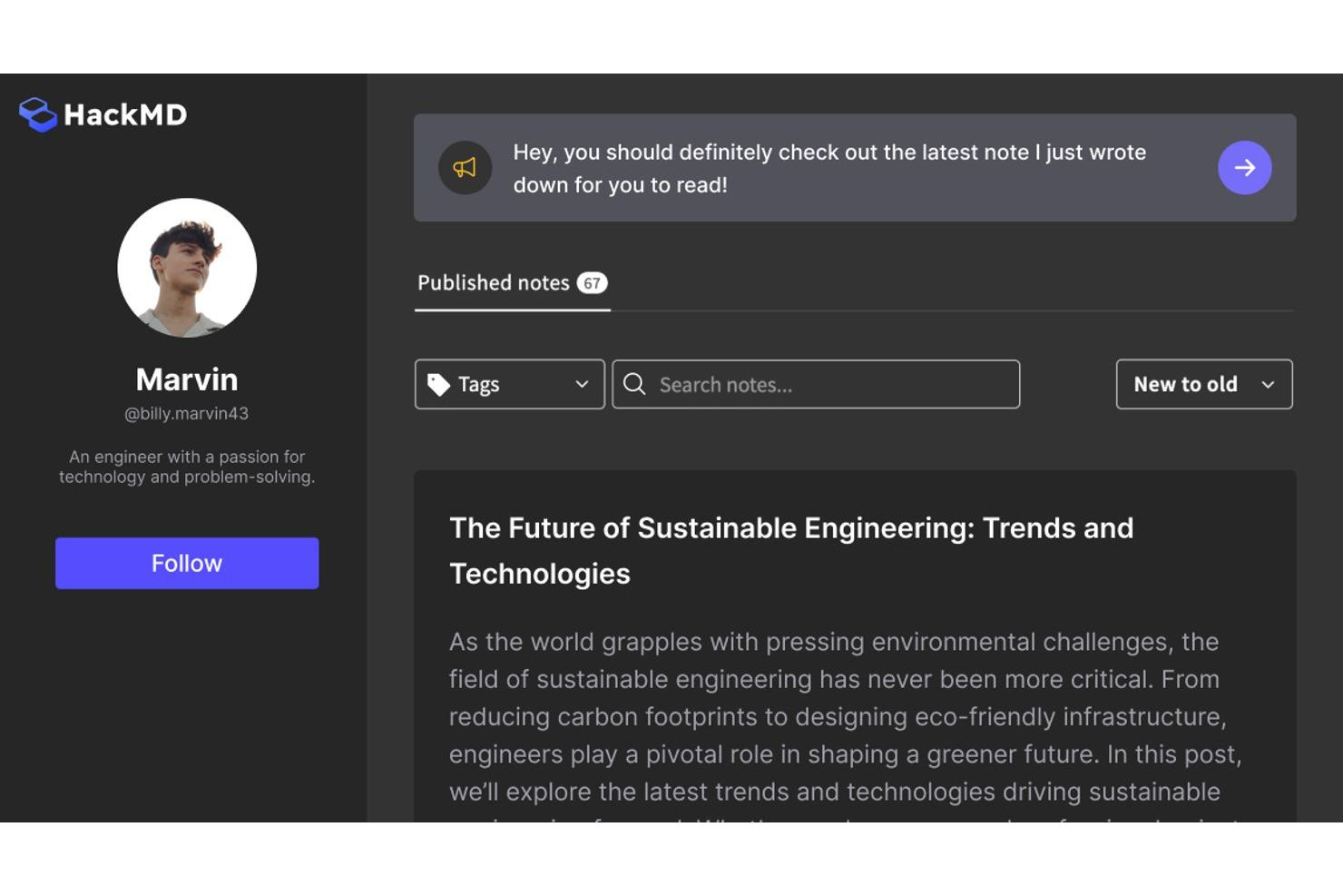 HackMD screenshot - Die 14 besten Google Docs Alternativen im Test 2026