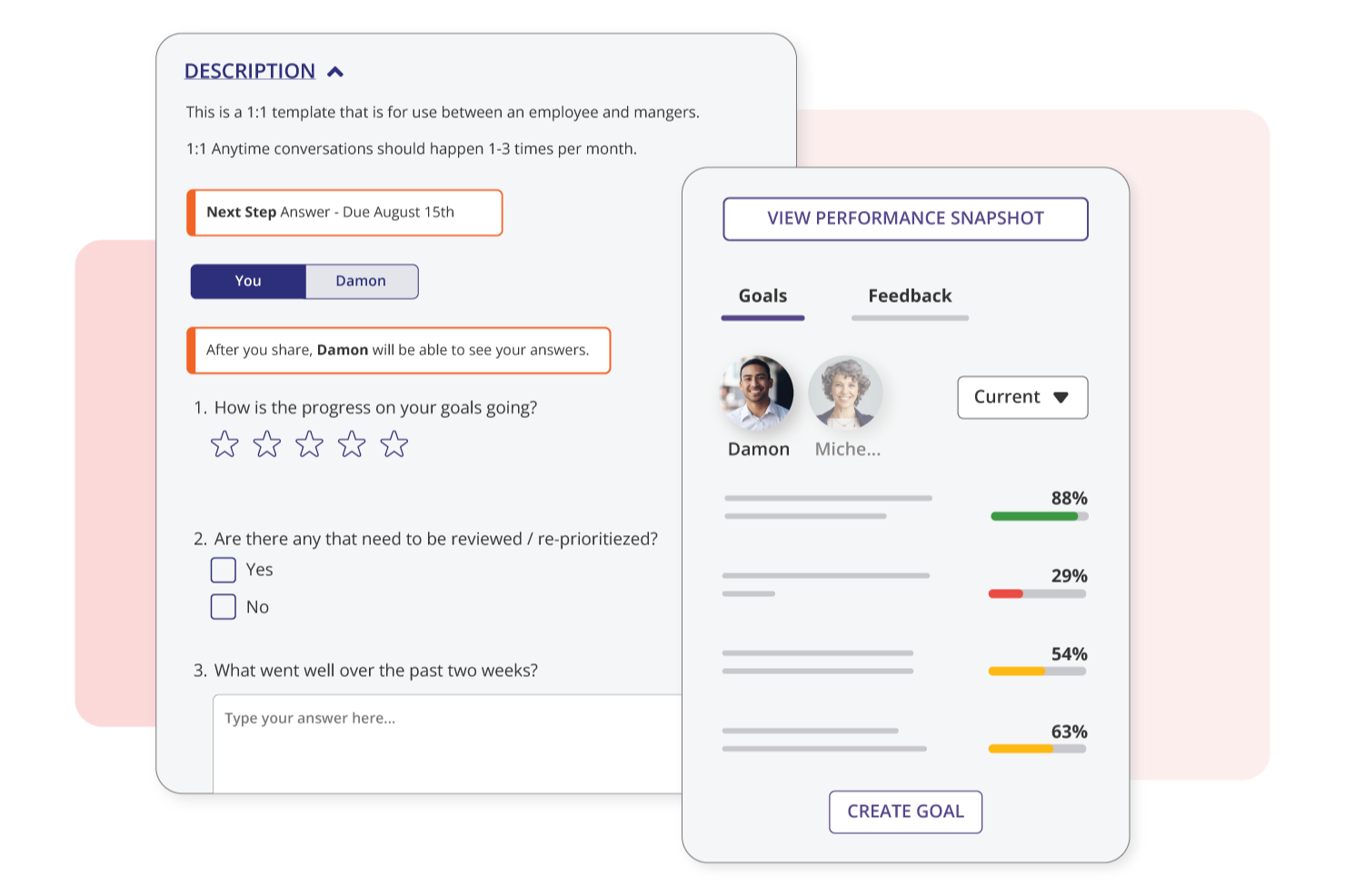 Betterworks screenshot - 16 Beste KI-Tools für Performance Management im Test 2026
