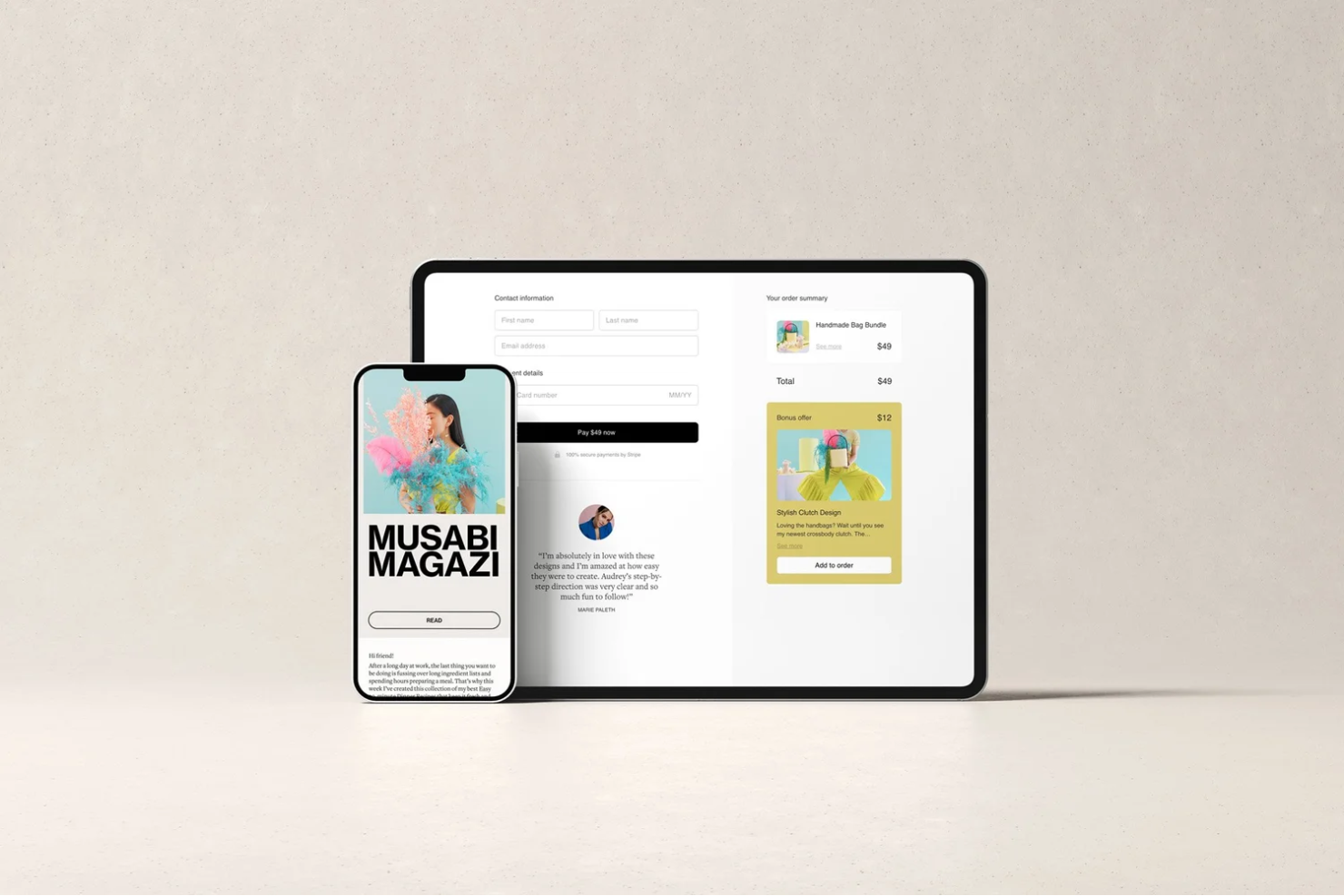 Flodesk screenshot - 16 beste Recruiting-Newsletter, die Sie 2026 lesen sollten