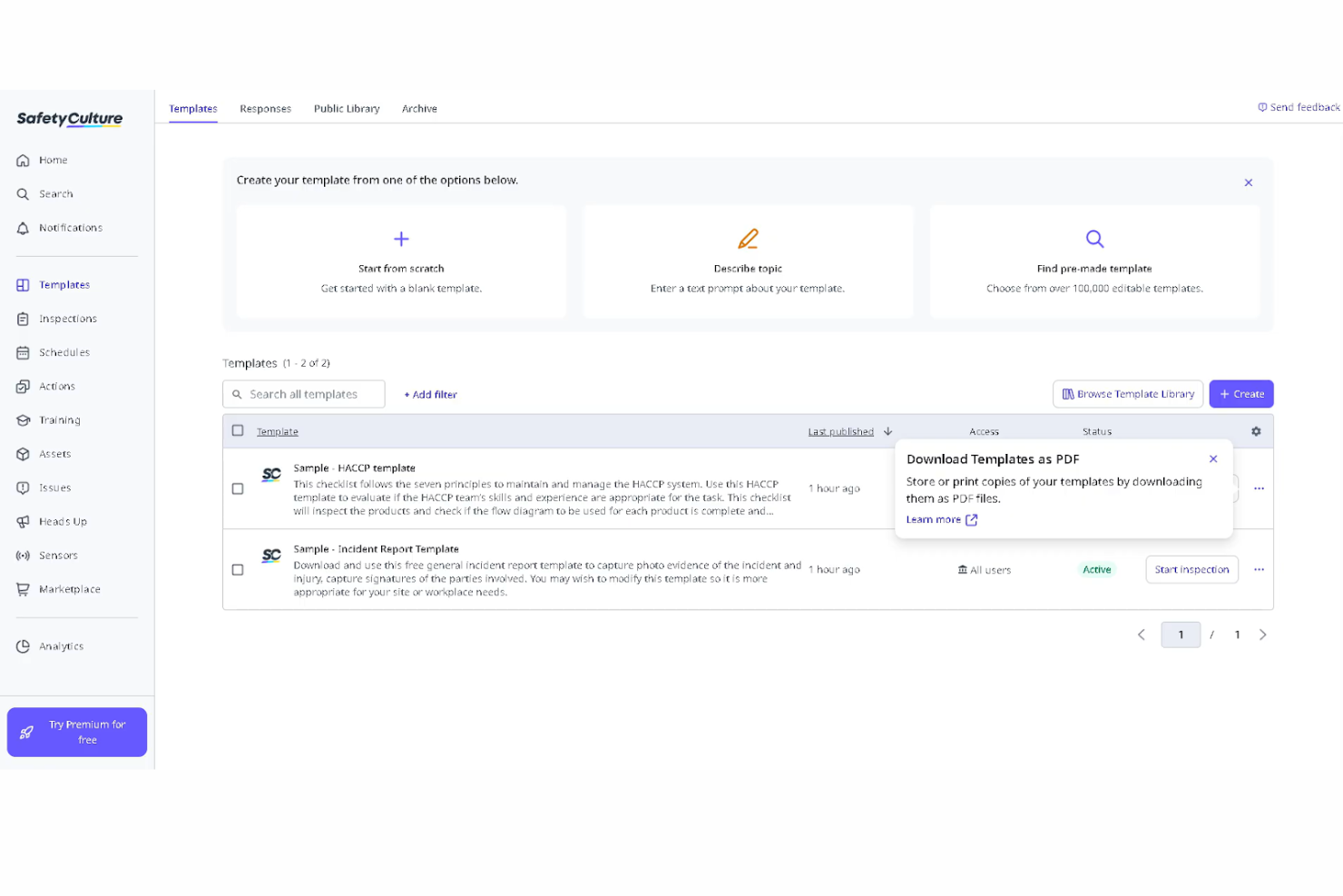 SC Training screenshot - 12 Meilleurs LMS Gratuits Passés en Revue en 2026