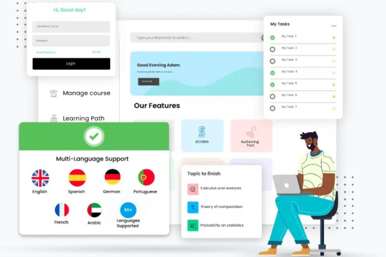 Paradiso screenshot - 10 meilleures plateformes d’expérience d’apprentissage évaluées en 2026