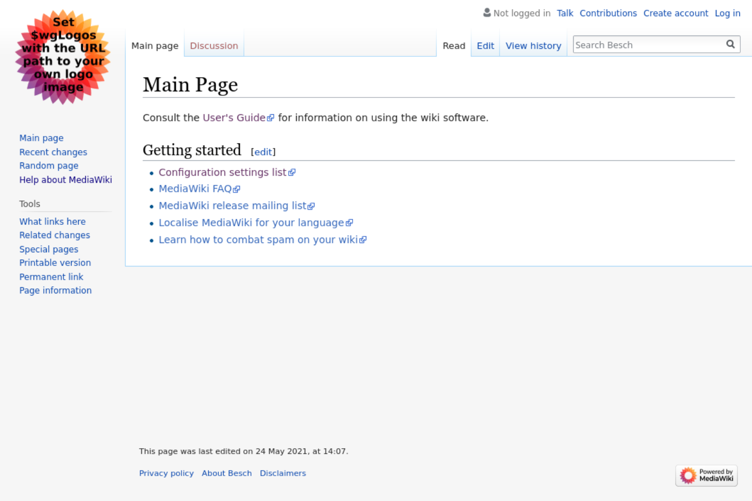 MediaWiki screenshot - 15 Beste Wiki-Software im Test 2026