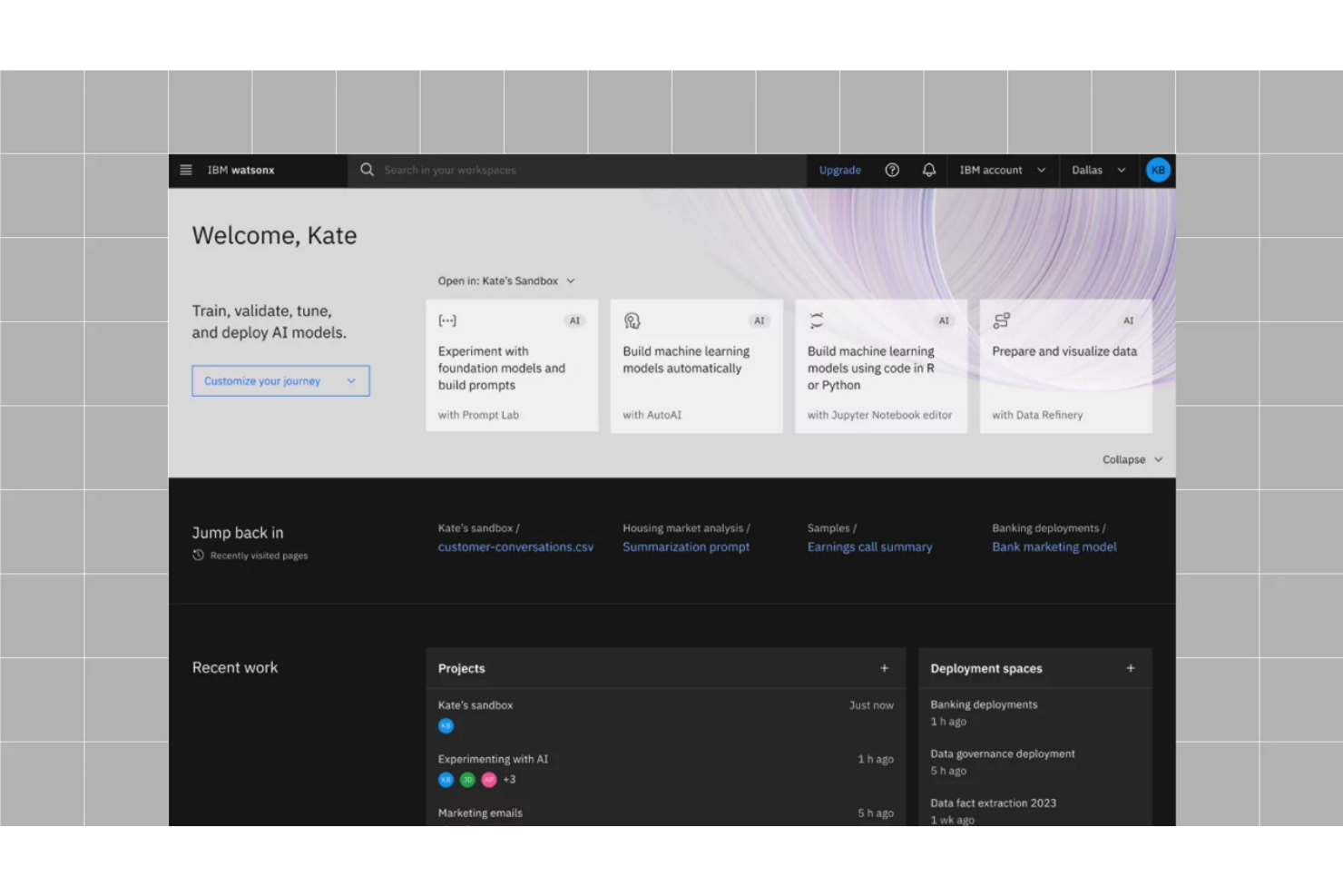 IBM watsonx.ai screenshot - 13 Meilleurs Outils d’IA Générative pour les Entreprises Passés en Revue en 2026