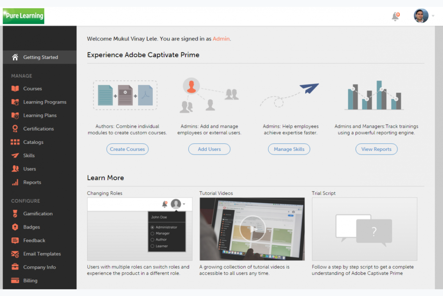 Adobe Learning Manager screenshot - 19 Meilleures Plates-formes d’Expérience d’Apprentissage Passées en Revue en 2026