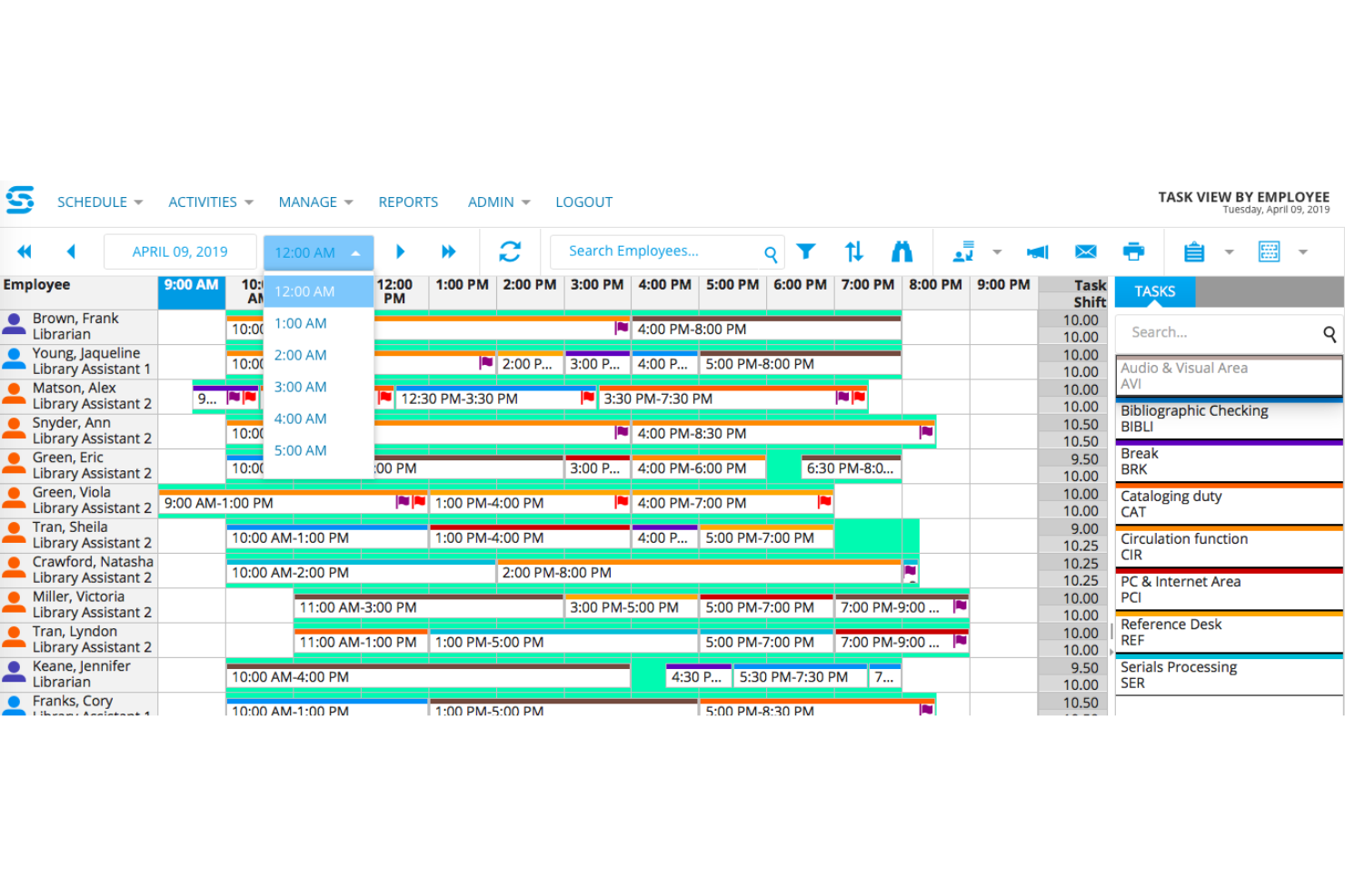 Snap Schedule screenshot - 15 beste Bausoftware für Mitarbeitereinsatzplanung im Test 2026