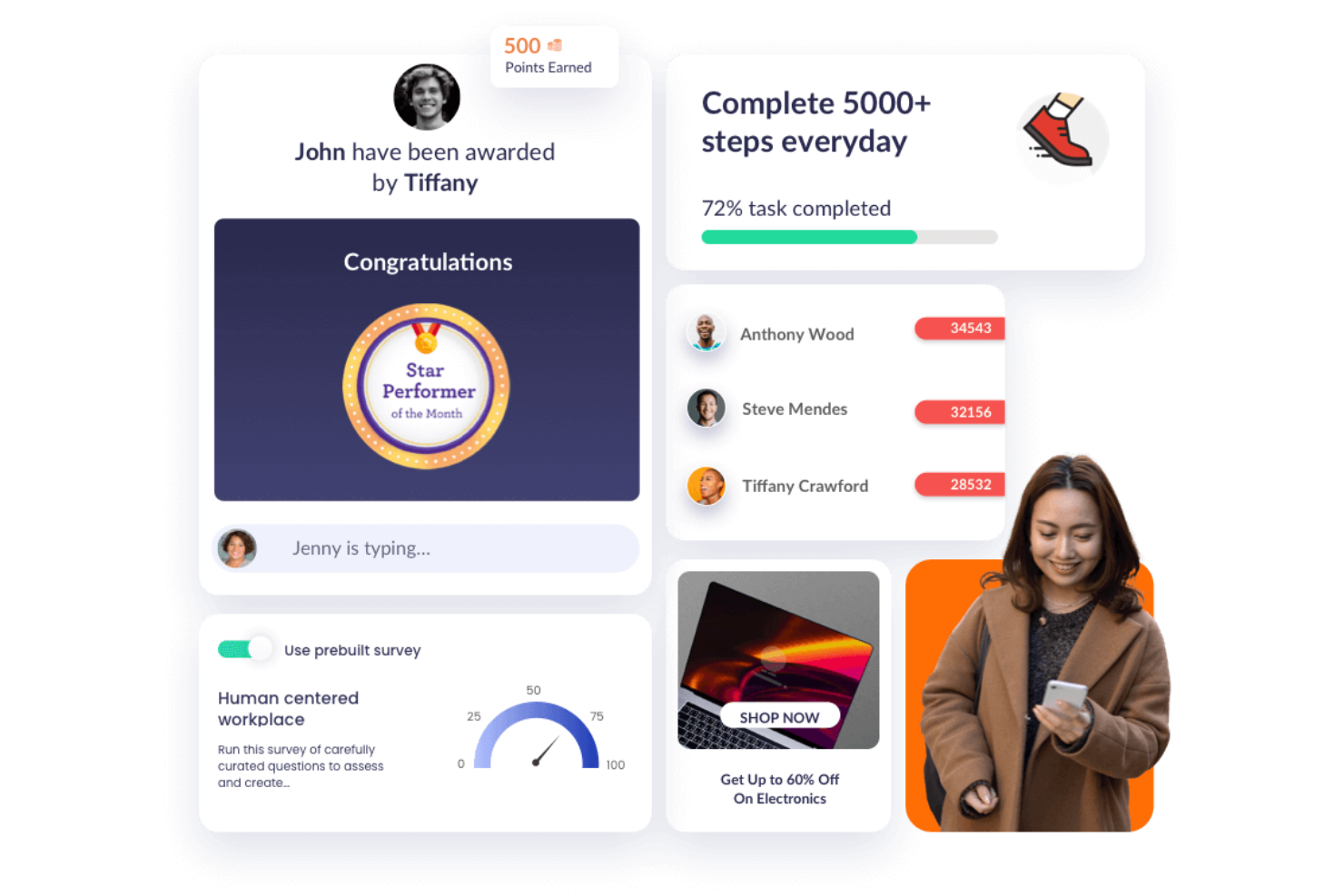 Vantage Circle screenshot - 19 meilleurs logiciels de reconnaissance des employés pour petites entreprises évalués en 2026