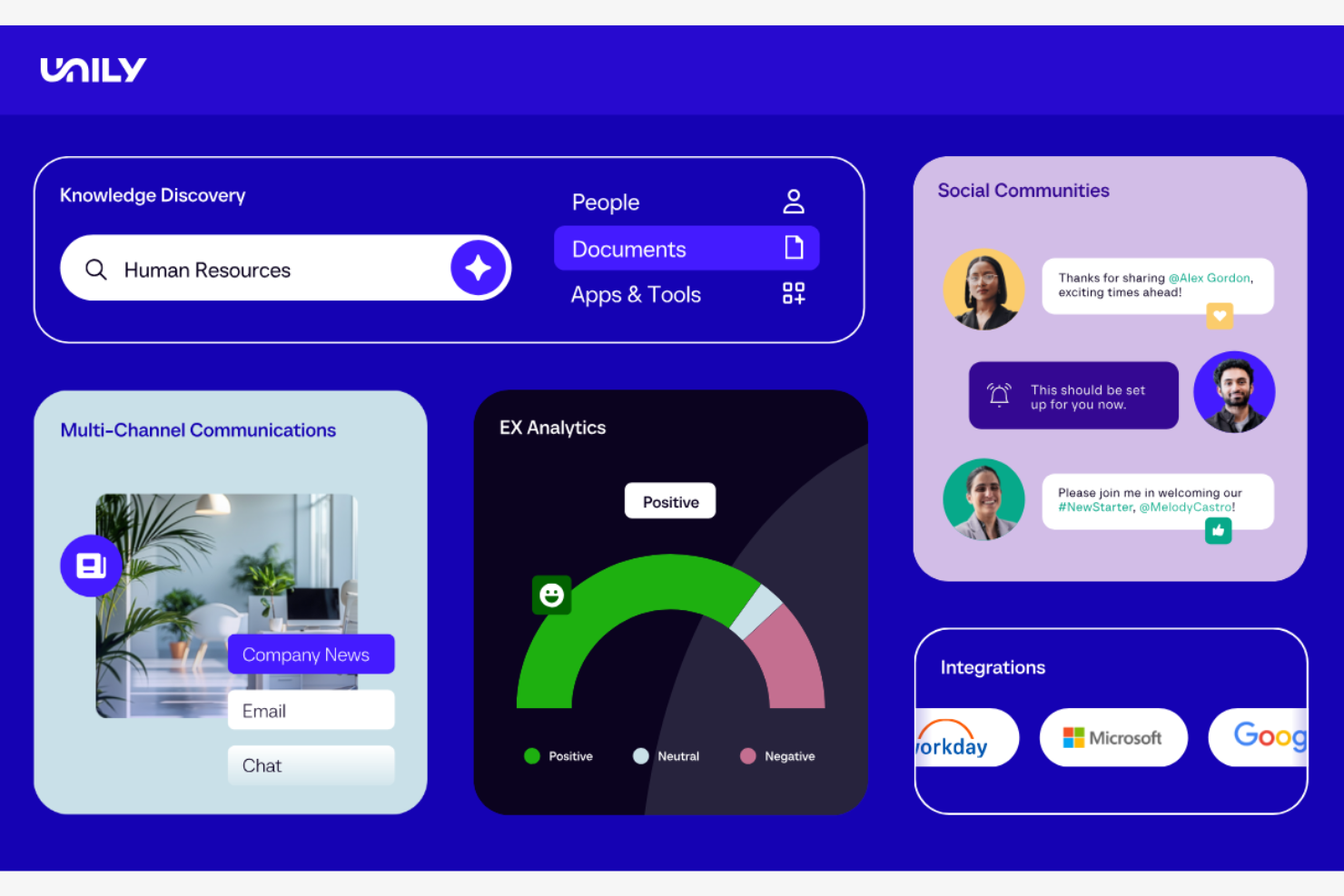 Unily screenshot - 16 Meilleurs Logiciels de Gamification pour l’Engagement des Employés Passés en Revue en 2026