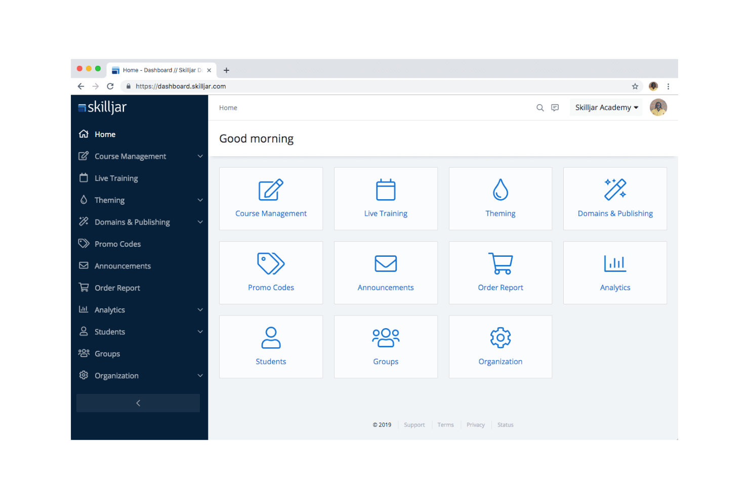 Skilljar screenshot - 19 Meilleurs Systèmes de Gestion de l’Apprentissage SaaS Passés en Revue en 2026