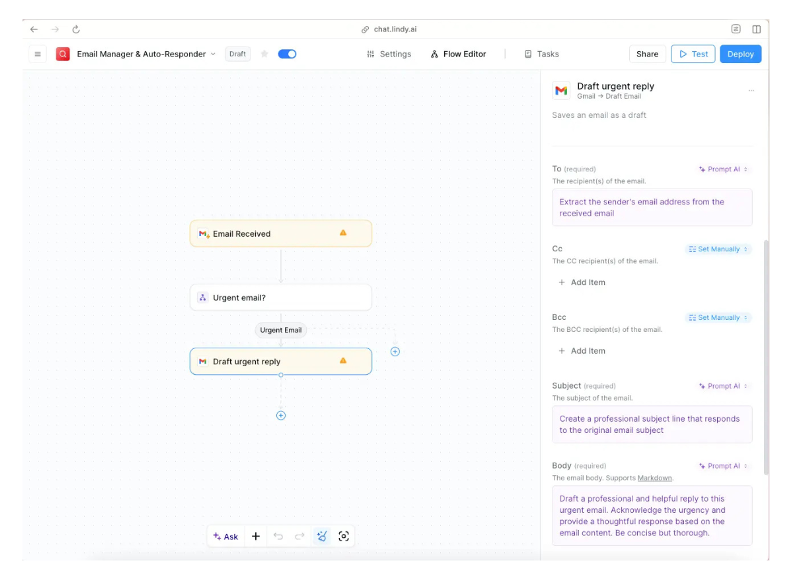 Lindy screenshot - 20 Beste KI-Plattformen im Test 2026