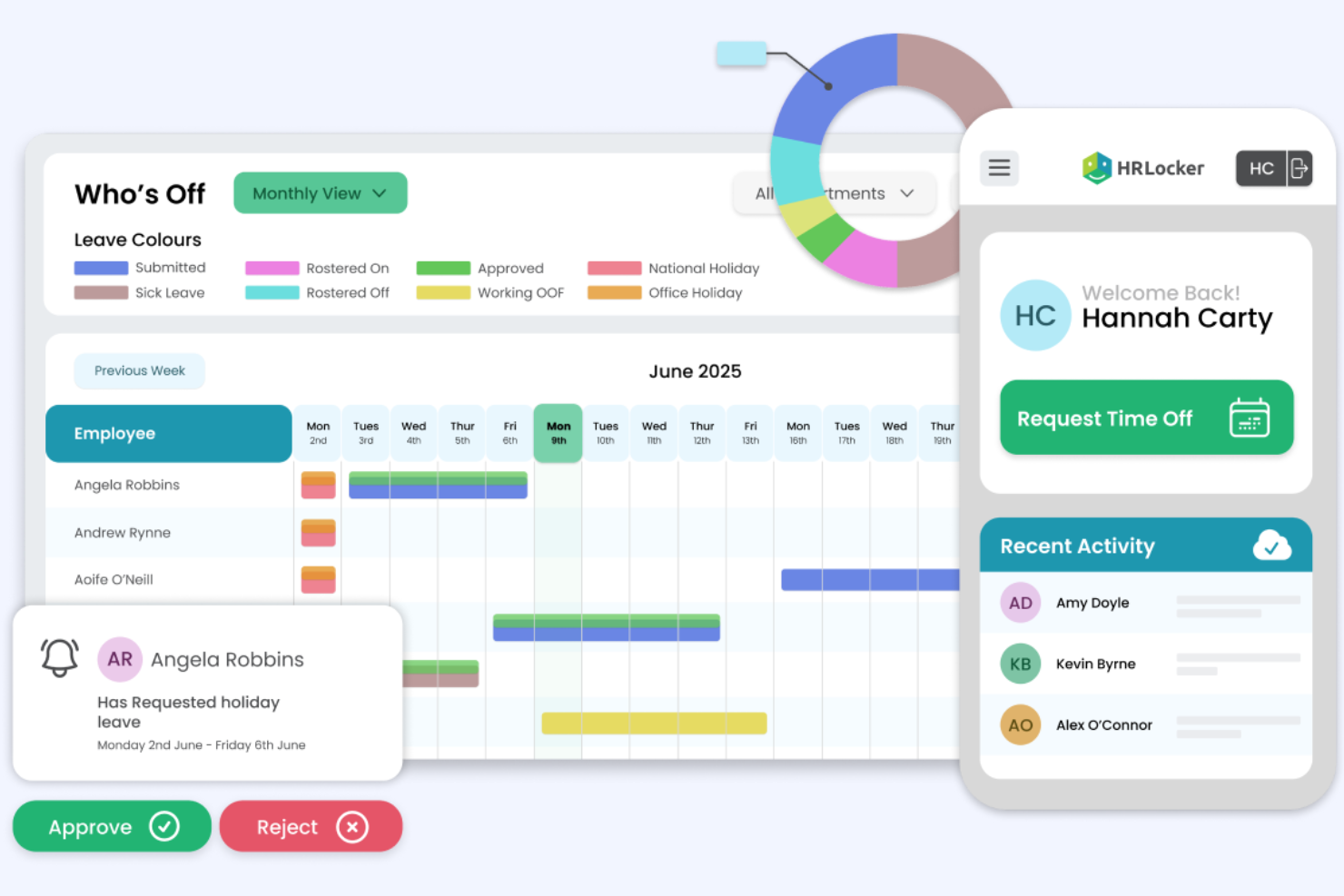 HRLocker screenshot - 13 Meilleurs Logiciels RH Abordables Passés en Revue en 2026