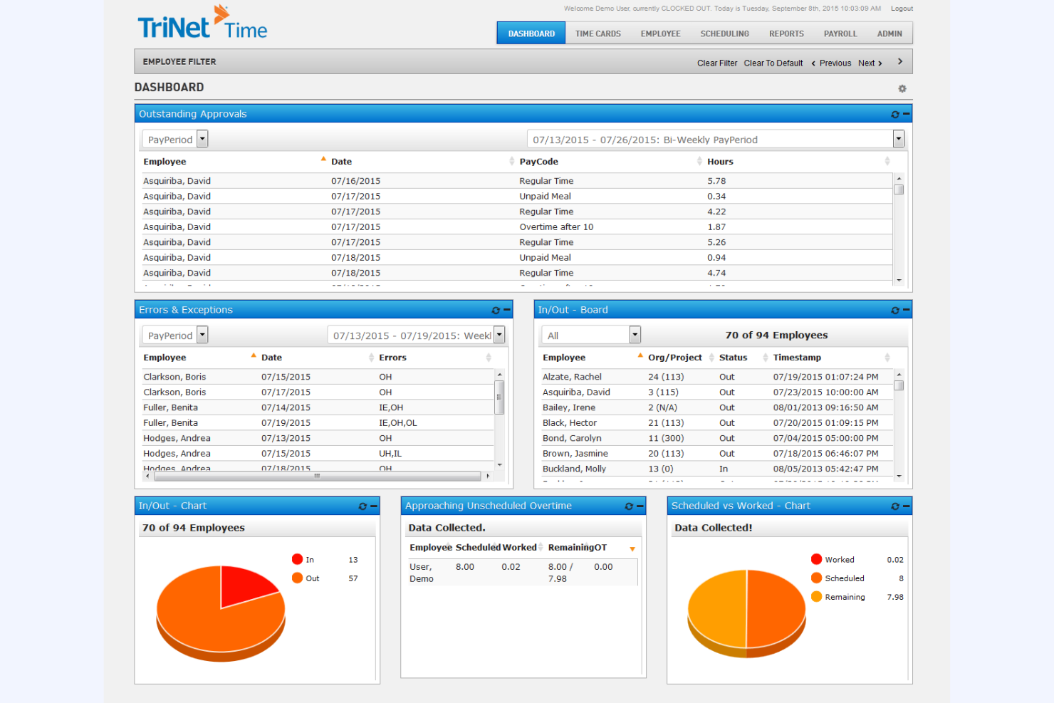 TriNet screenshot - 13 Meilleurs Logiciels RH Abordables Passés en Revue en 2026