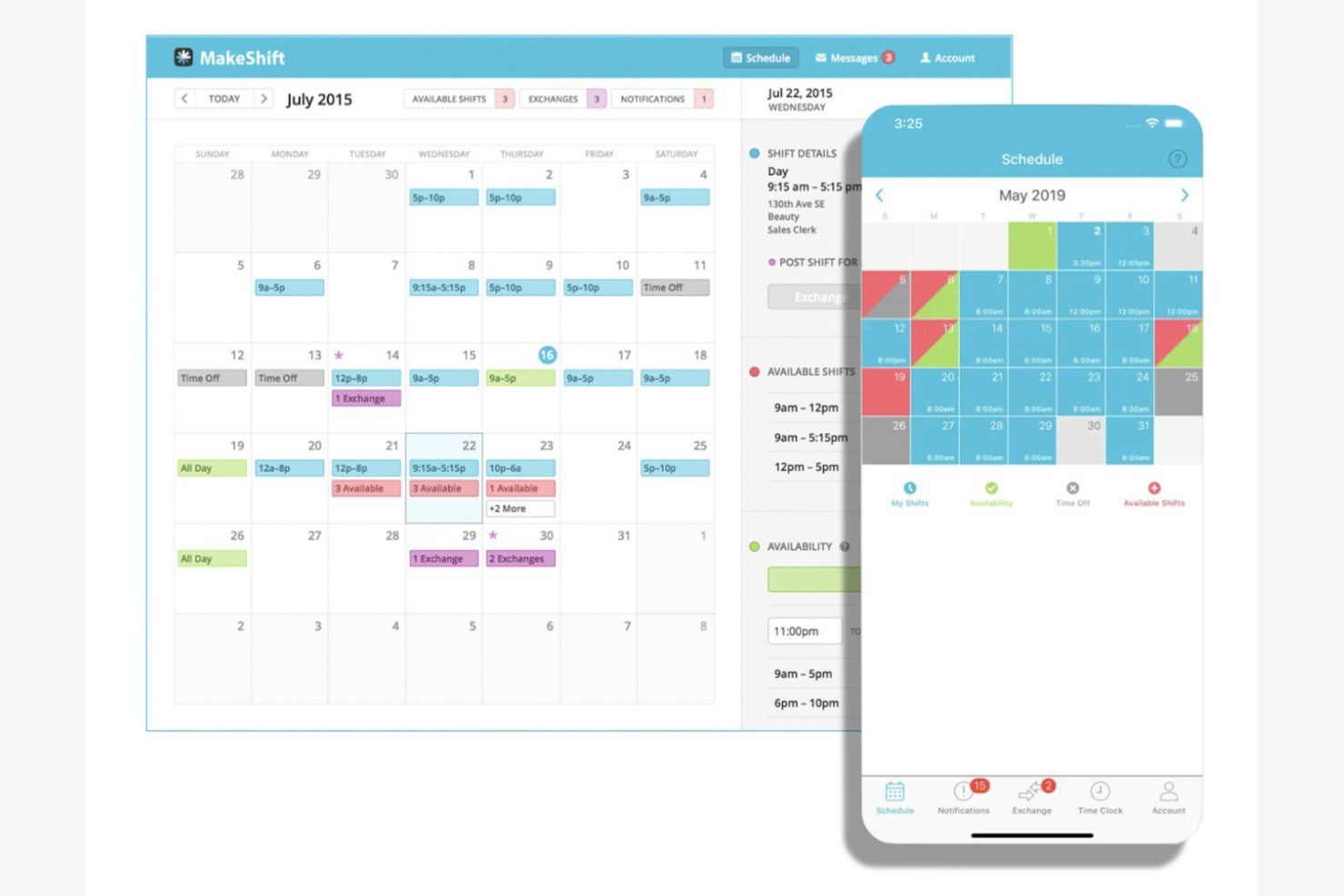 MakeShift screenshot - 23 Beste KI-Mitarbeiterplanungssoftware im Test 2026