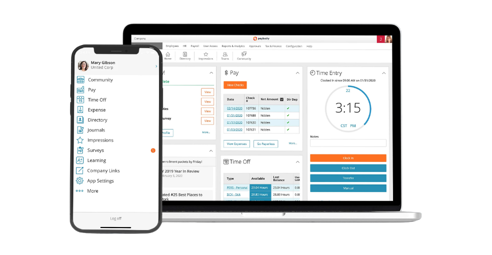 Paylocity screenshot - 13 Beste KI-HR-Management-Software im Test 2026