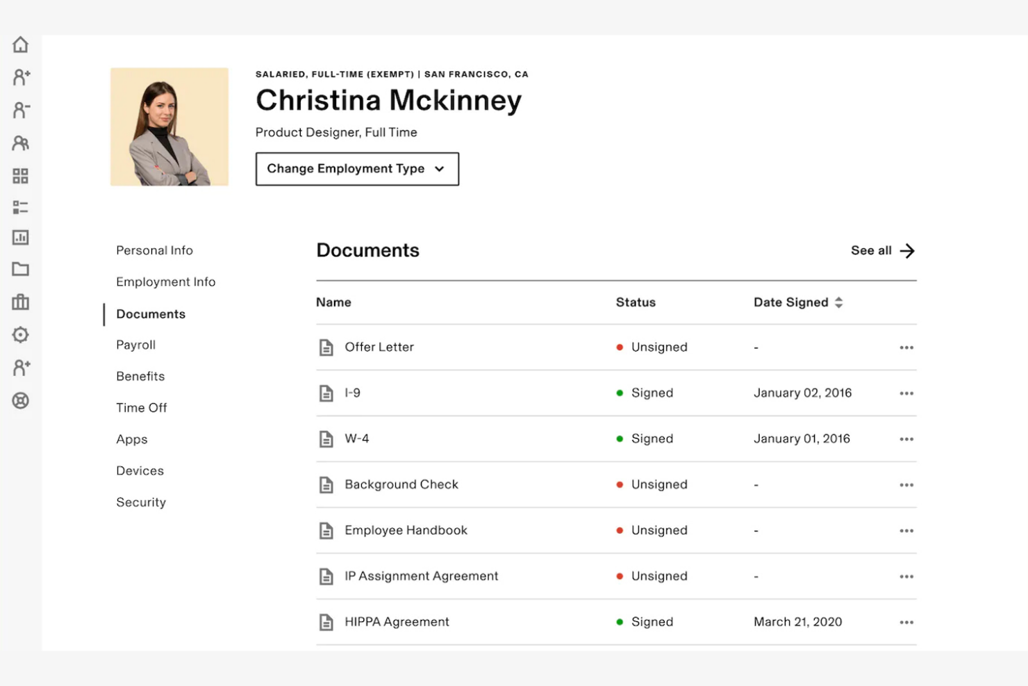 Rippling screenshot - 10 meilleurs outils d’intégration des nouveaux employés par IA évalués en 2026