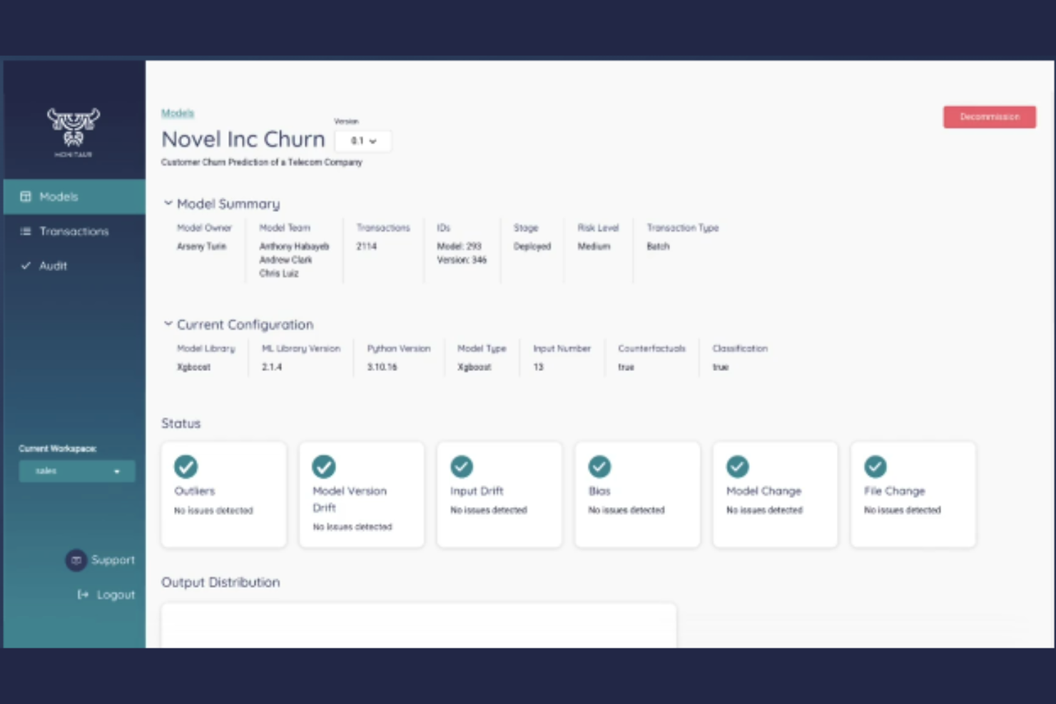 Monitaur screenshot - 13 Beste KI-Governance-Tools im Jahr 2026 im Test