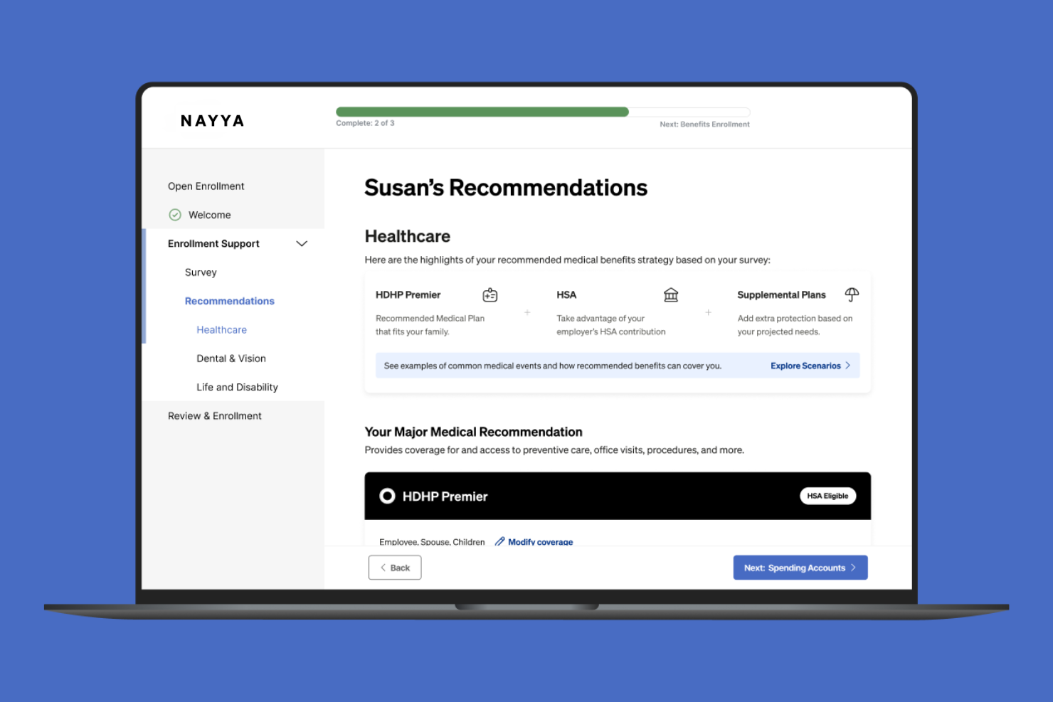 Nayya screenshot - 15 Beste KI-Vorteilssoftware im Test 2026