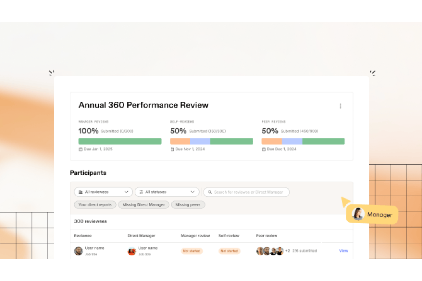 Workleap screenshot - 16 meilleurs outils de gestion de la performance par IA testés en 2026