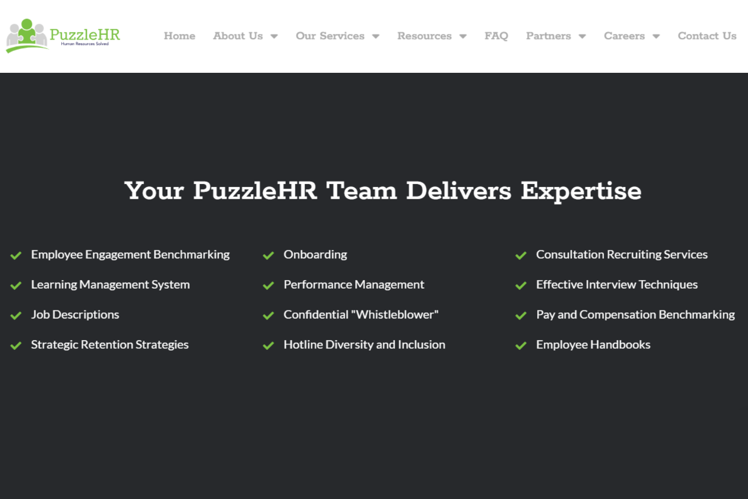 PuzzleHR screenshot - 15 meilleurs services RH pour les startups en 2026 : Analyse complète