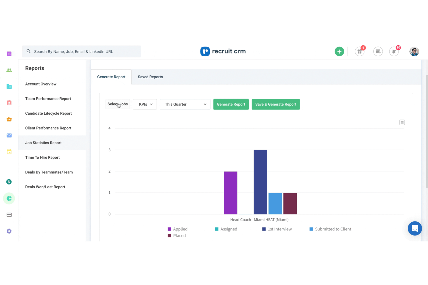 Recruit CRM screenshot - 16 beste Recruiting-Newsletter, die Sie 2026 lesen sollten