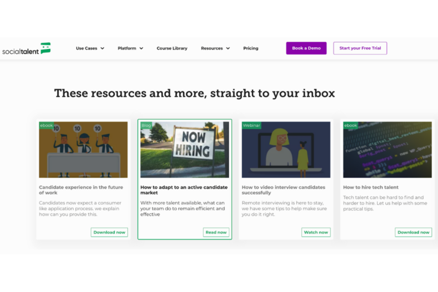 SocialTalent's Johnny Campbell Newsletter screenshot - 16 meilleures newsletters de recrutement à lire en 2026