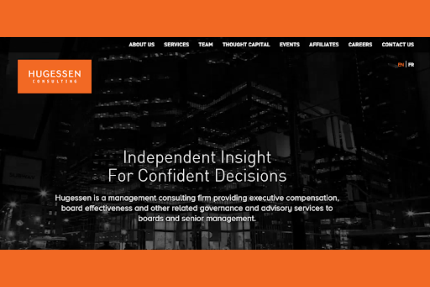 Hugessen screenshot - 13 meilleures entreprises de conseil en RH à Toronto : Analyse en 2026