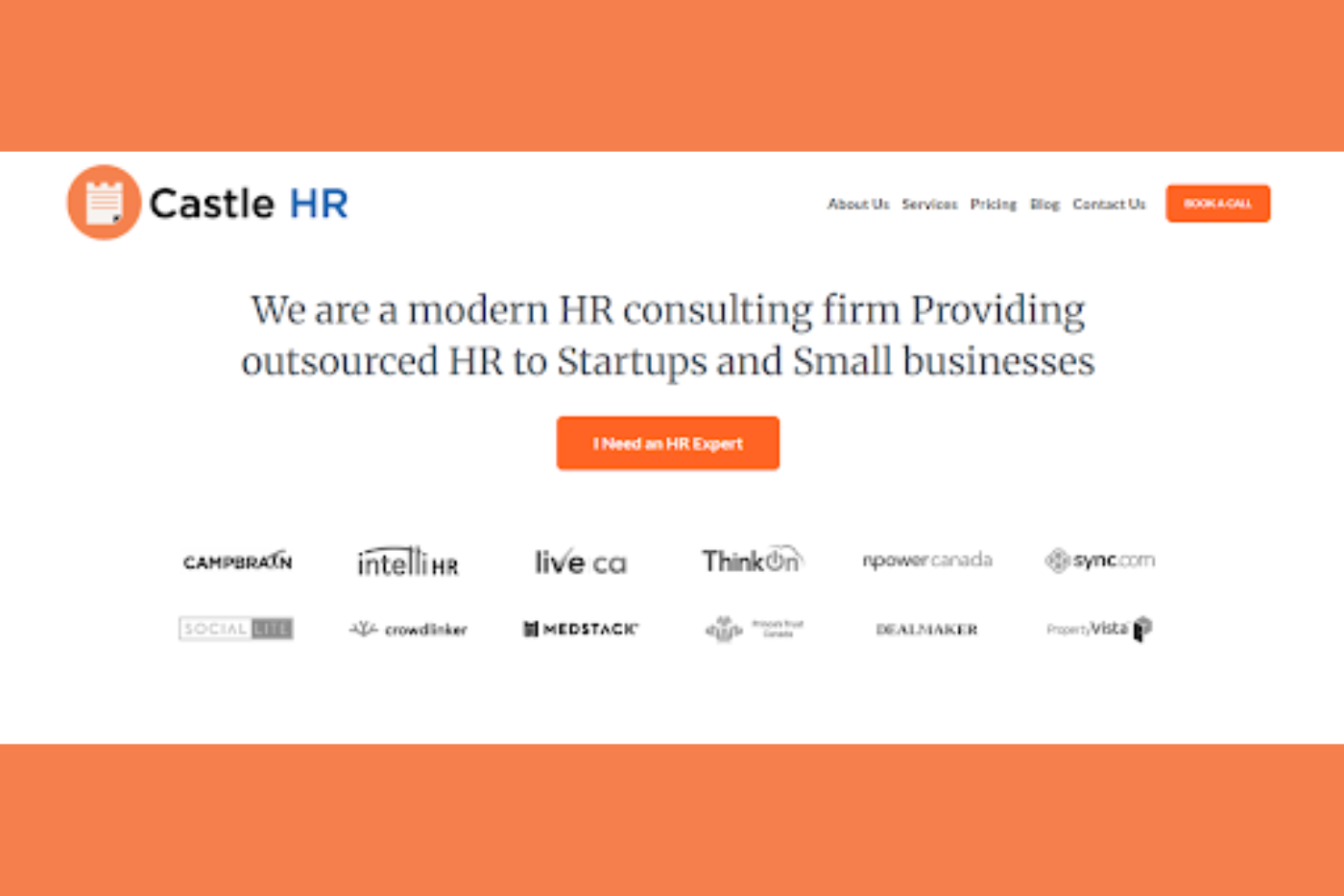 Castle HR screenshot - 13 meilleures entreprises de conseil en RH à Toronto : Analyse en 2026