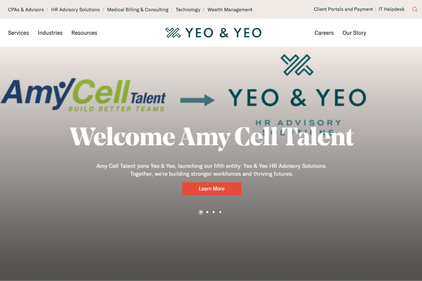 Yeo &amp; Yeo HR Advisory Solutions screenshot - 13 beste HR-Beratungsunternehmen für kleine Unternehmen im Test 2026