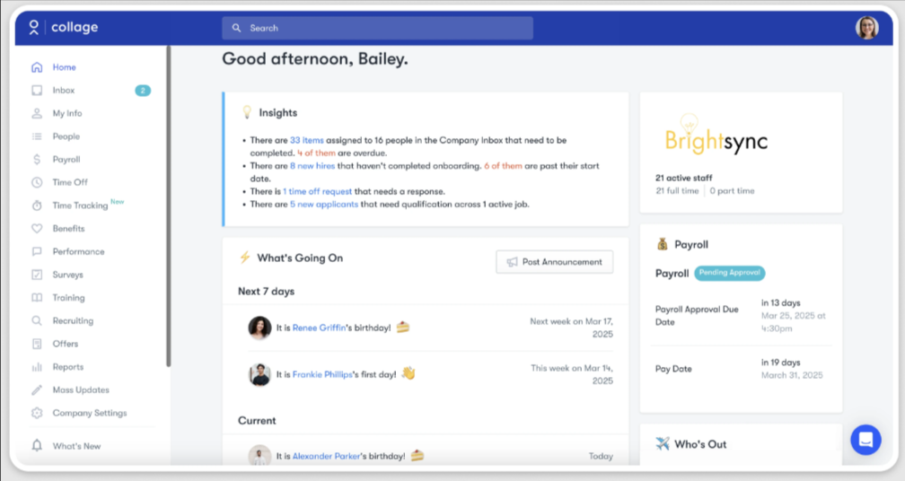 Collage screenshot - 20 meilleures alternatives à ClearCompany en 2026 : Analyse complète
