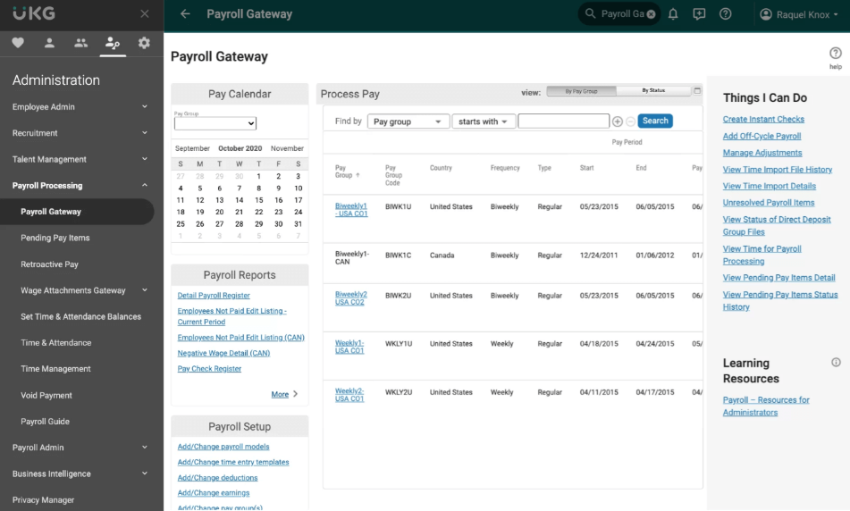 UKG Pro screenshot - 20 Beste ClearCompany-Alternativen 2026: Im Test