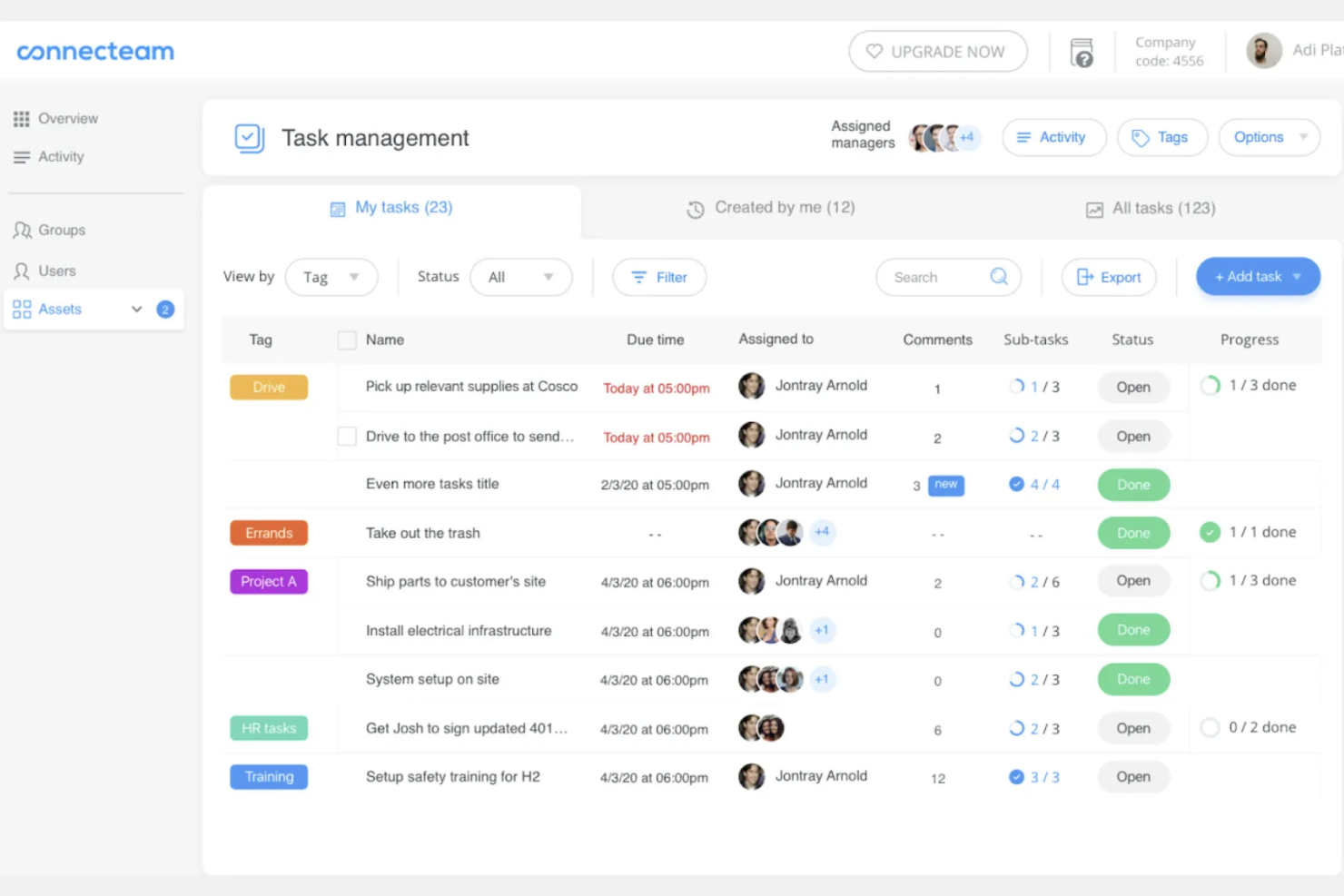 Connecteam screenshot - 15 beste Arcoro-Alternativen 2026: Getestet und bewertet