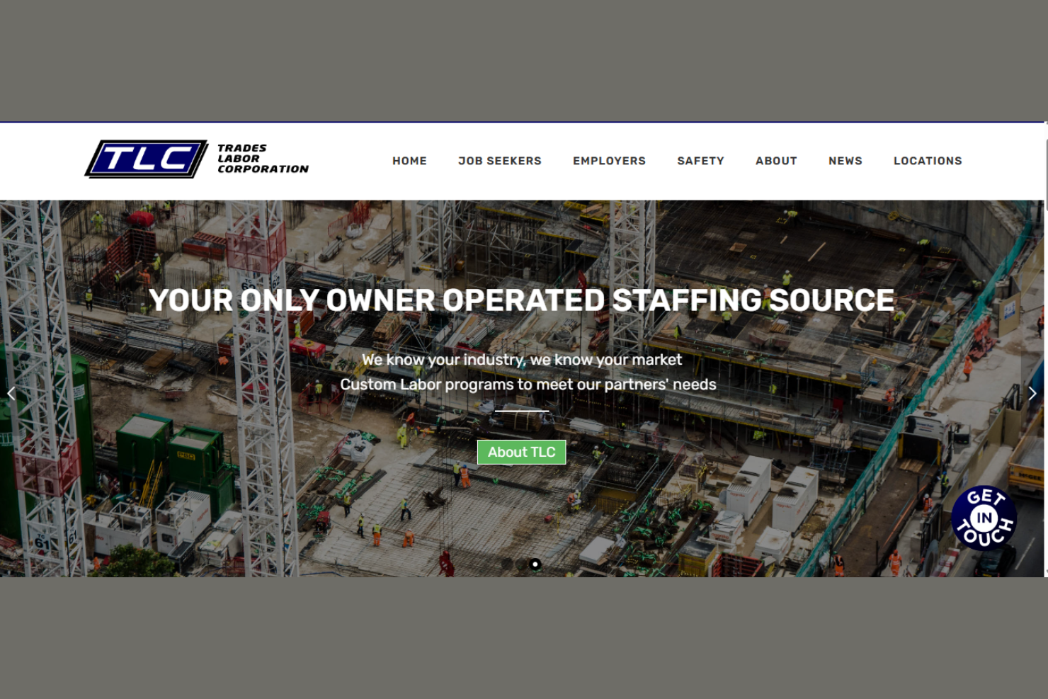 Trades Labor Corporation screenshot - 15 Beste Bau-Personalvermittlungsagenturen im Test 2026