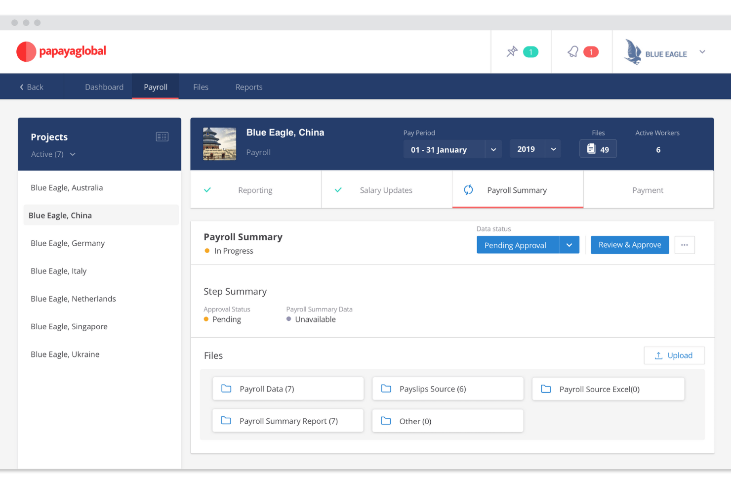 Papaya Global screenshot - 15 beste Paylocity-Alternativen: Bewertet im Jahr 2026