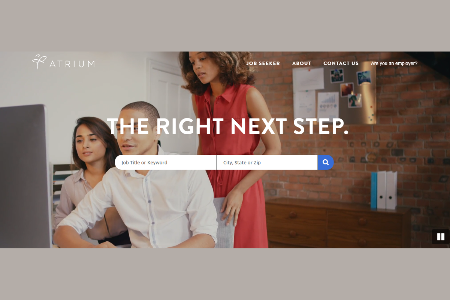 Atrium screenshot - 10 Beste Personalvermittlungsagenturen NYC im Test 2026