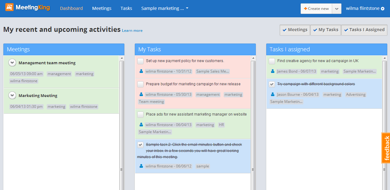 MeetingKing screenshot - 24 Beste Software für Einzelgespräche im Test 2026