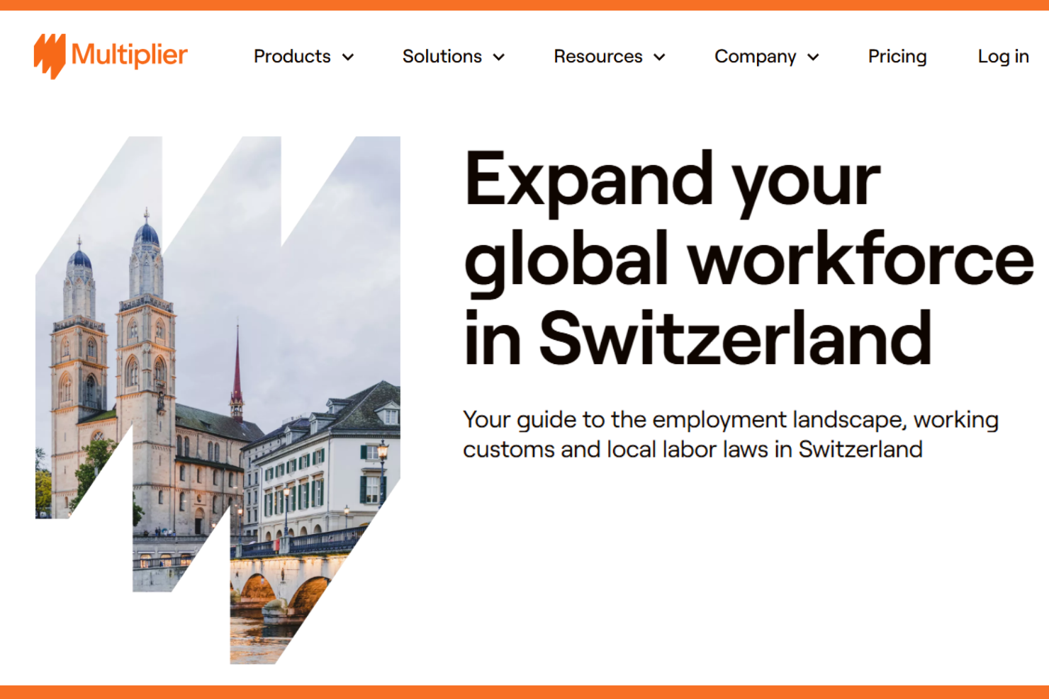 Multiplier screenshot - 10 beste Employer of Record in der Schweiz für 2026