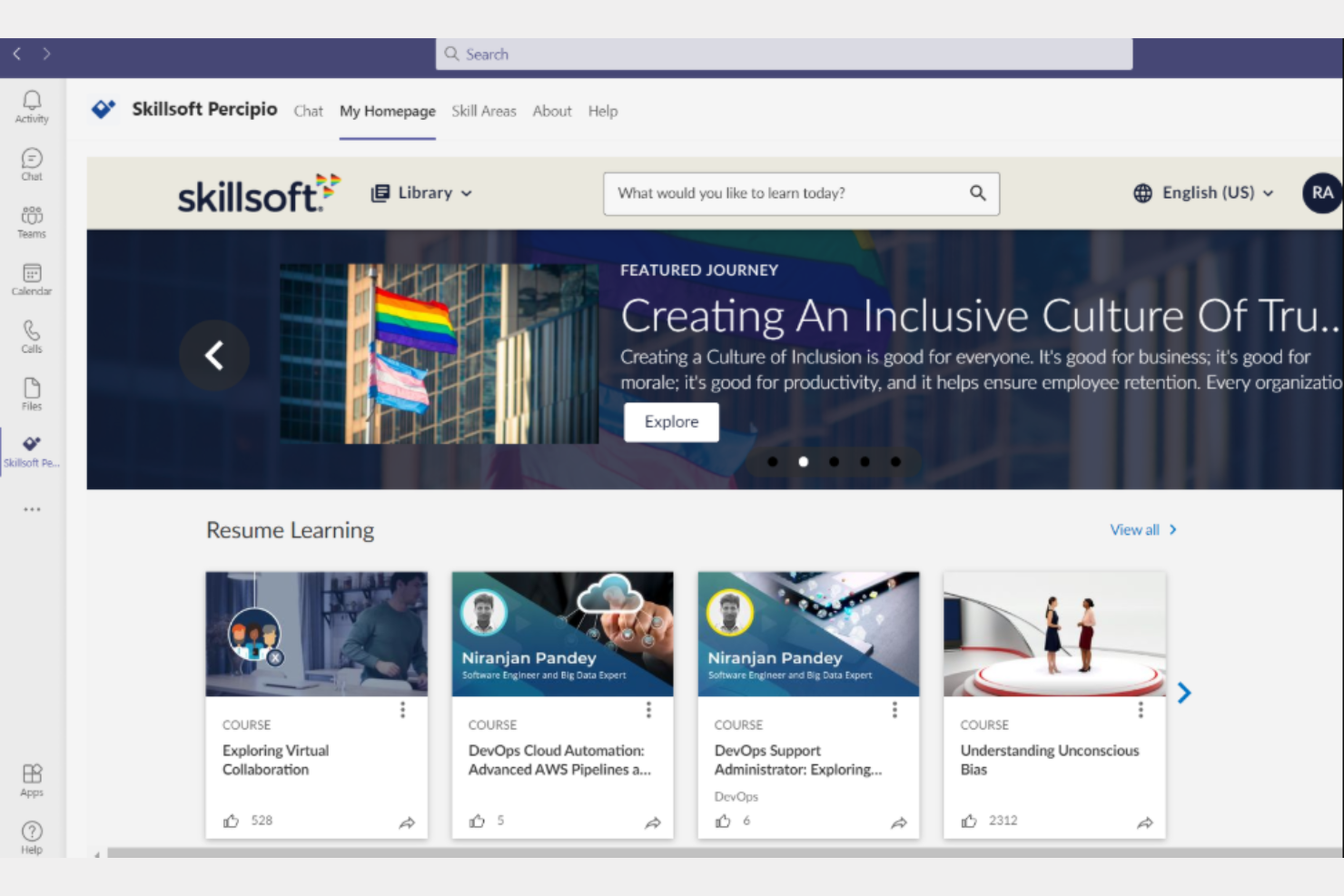 Skillsoft screenshot - 14 Beste iSpring Learn Alternativen im Test 2026