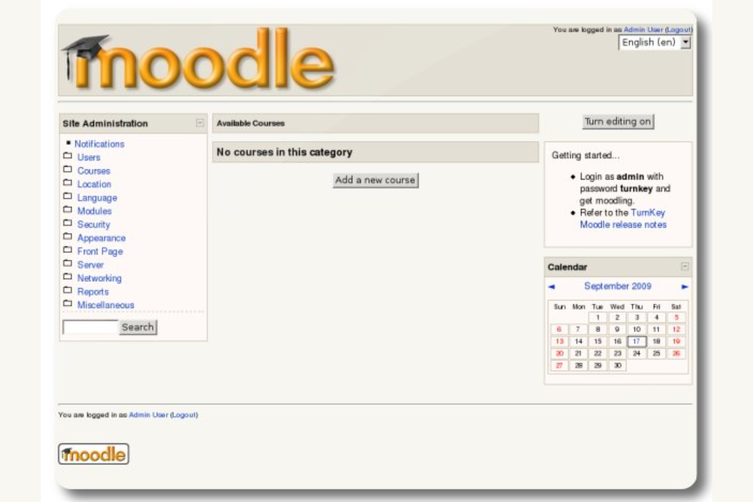 Moodle screenshot - 20 Beste iSpring Learn Alternativen im Test 2026