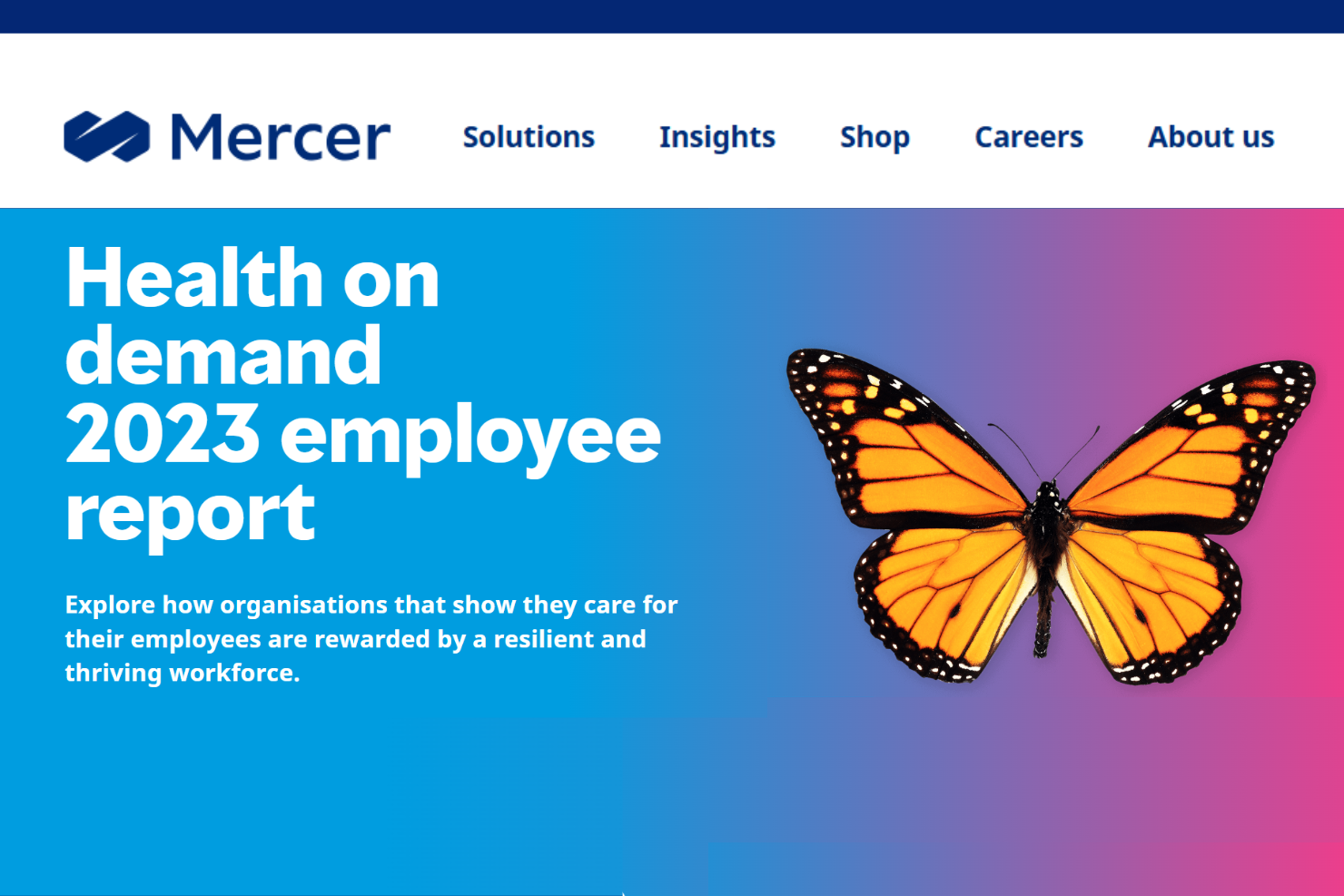 Mercer screenshot - 10 Meilleures Sociétés de Conseil RH en Inde Passées en Revue en 2026