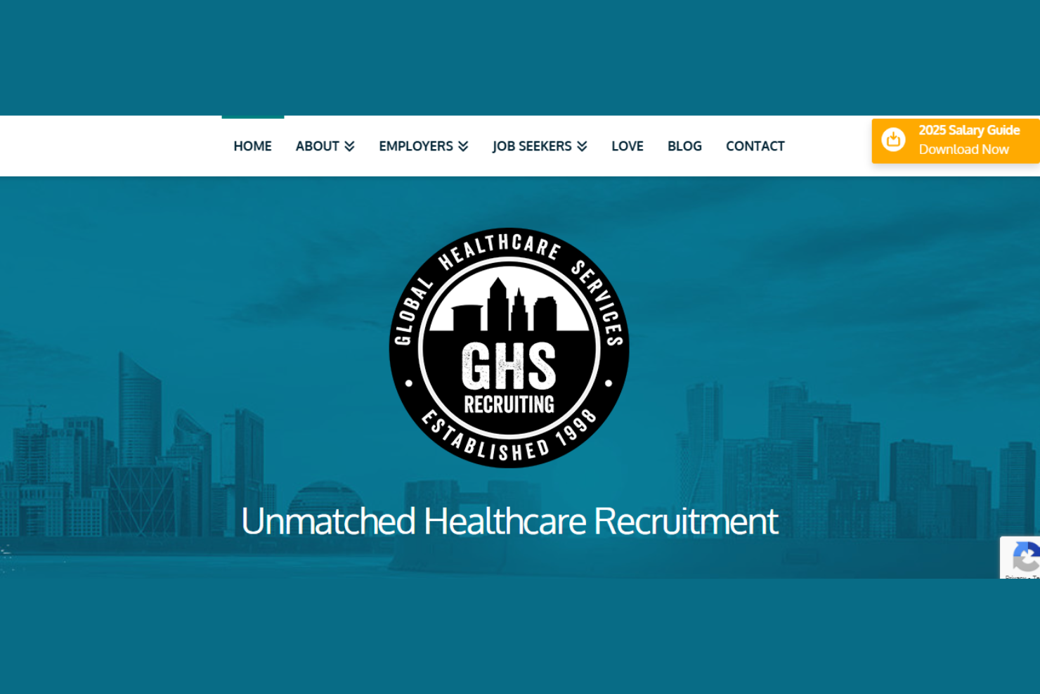 GHS Recruiting screenshot - 10 Beste Unternehmen für Gesundheitswesen-Personalvermittlung im Jahr 2026 bewertet