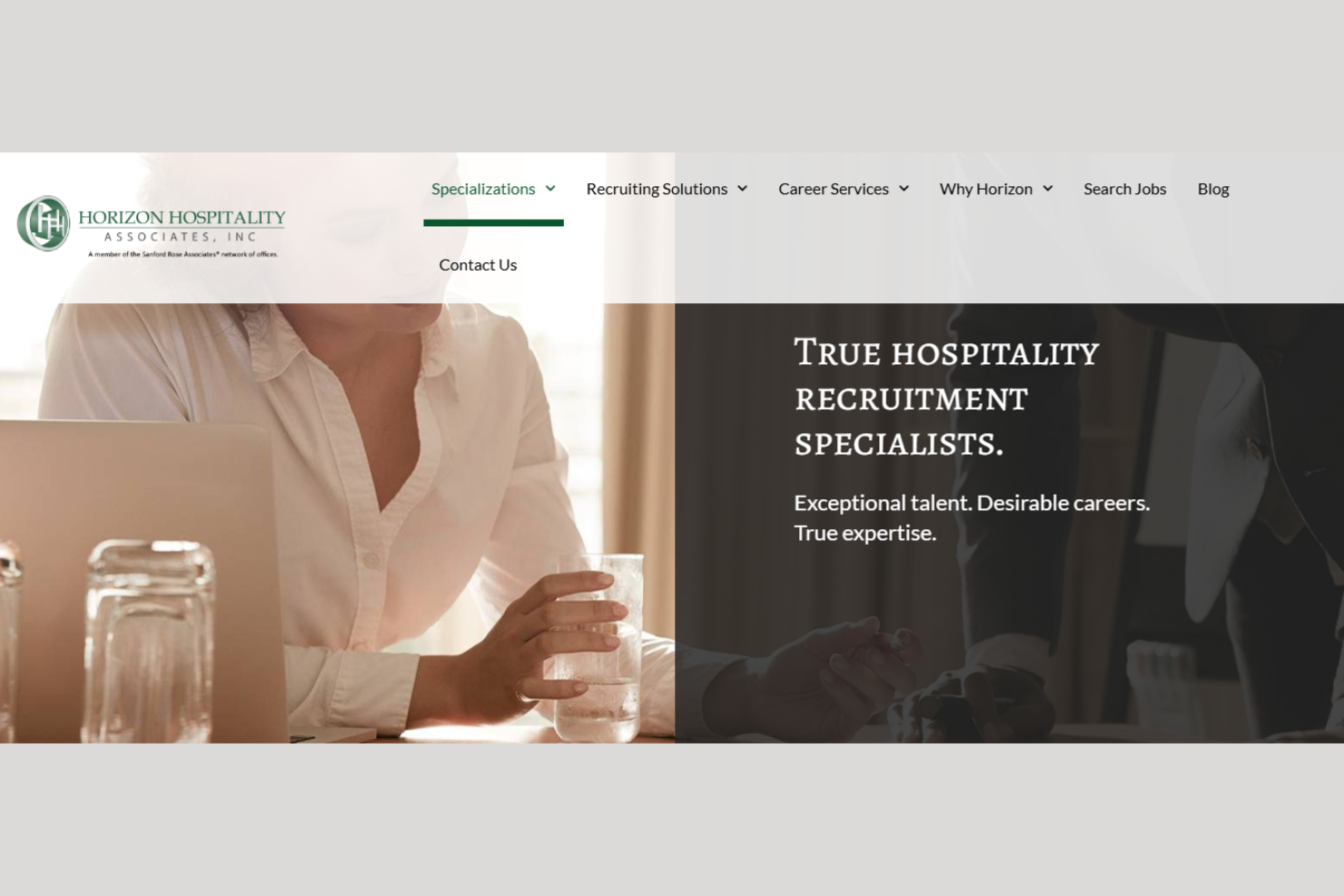 Horizon Hospitality screenshot - 13 Beste Personalvermittlungsagenturen für das Gastgewerbe im Test 2026