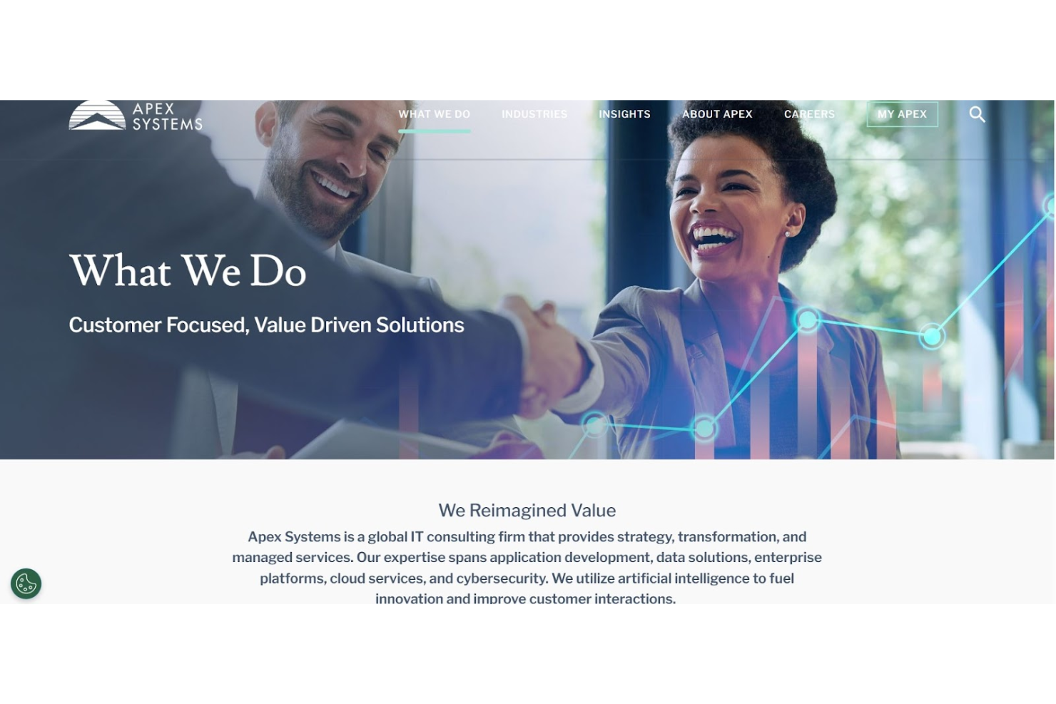 Apex Systems screenshot - 10 Beste Tech-Personalvermittlungsfirmen im Test 2026